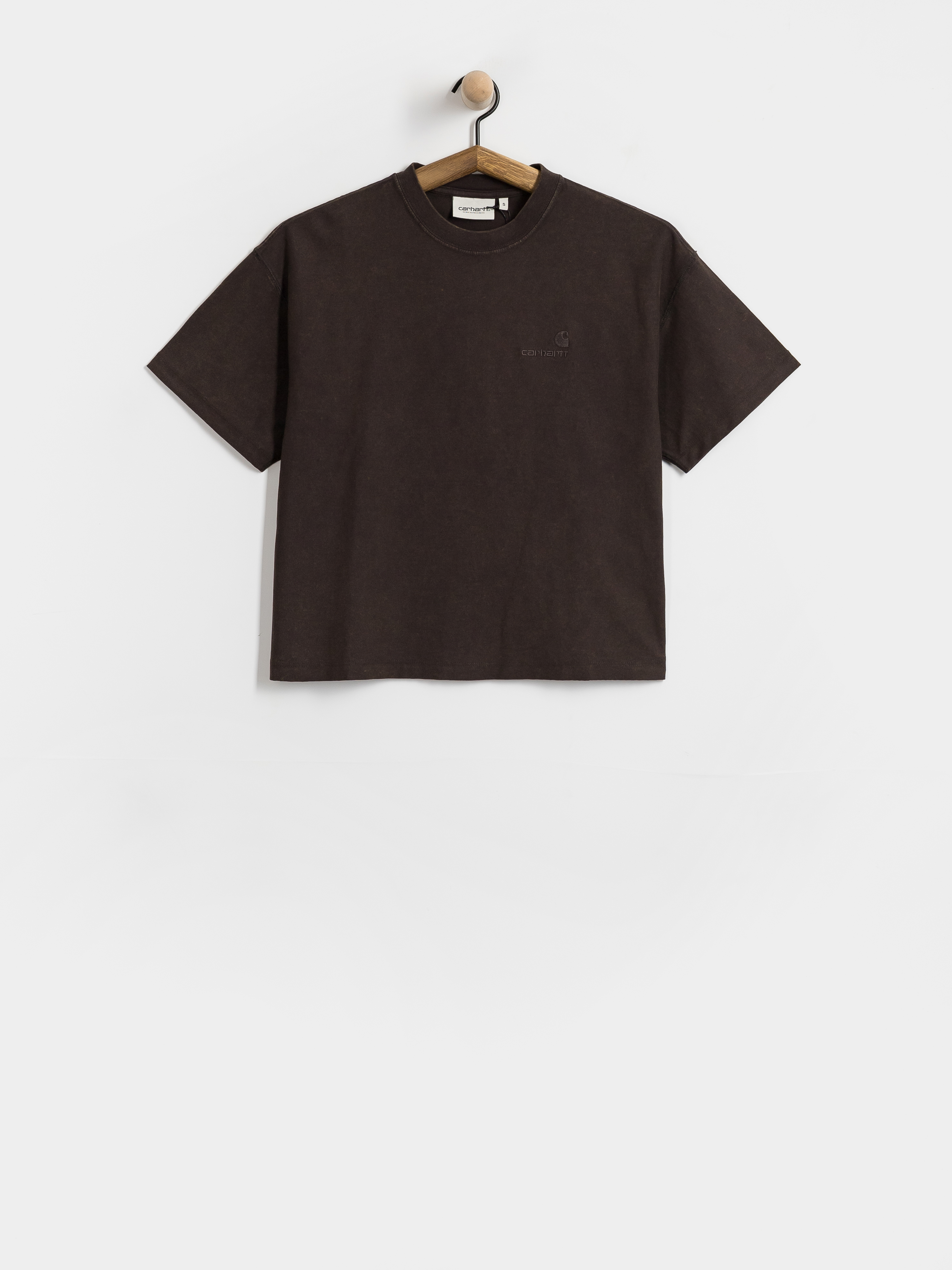 Carhartt WIP Lambert Wmn T-Shirt (tobacco/moon wash)