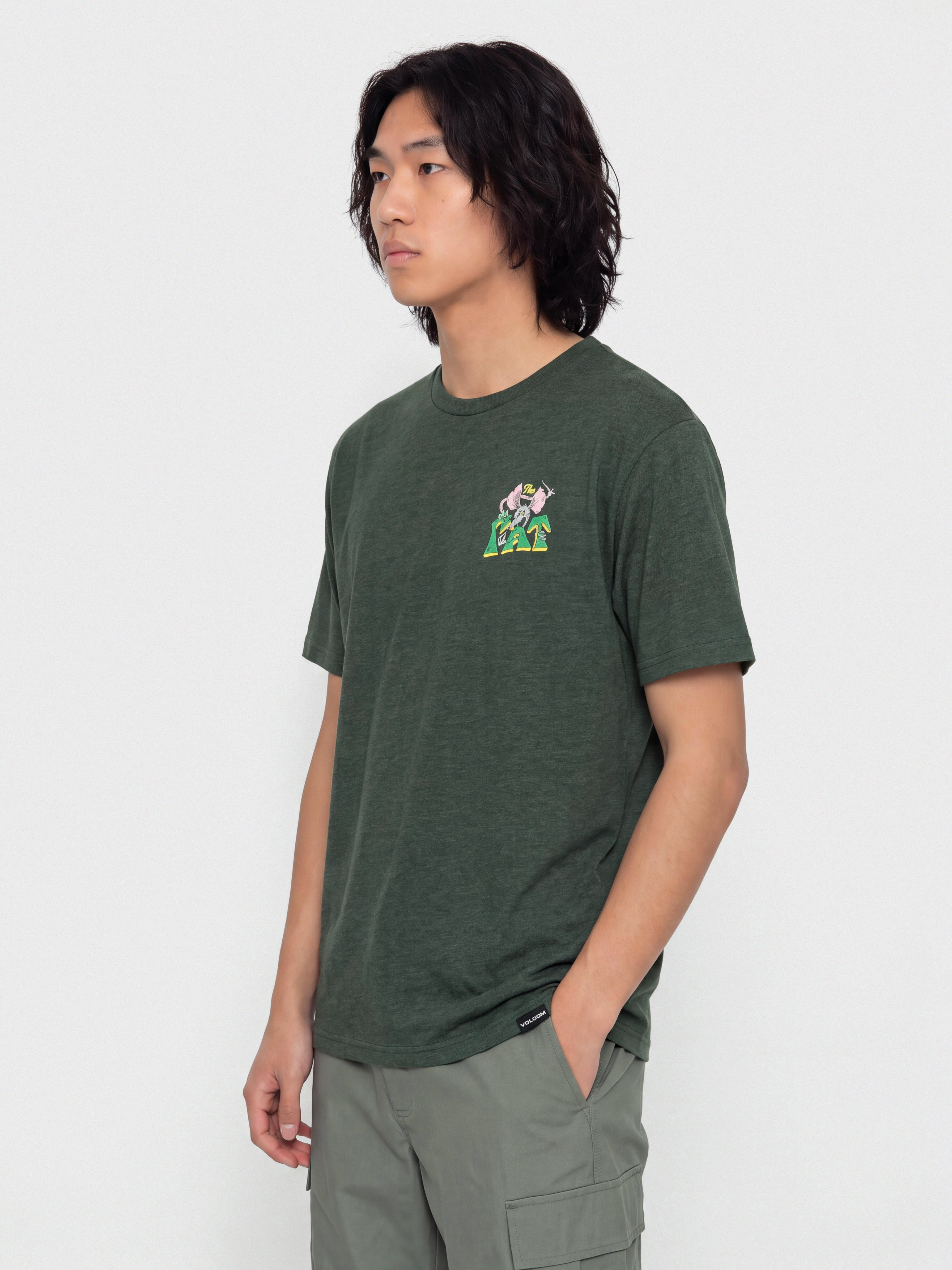 Volcom T-Shirt Tipsy Rat Hth (scarab)