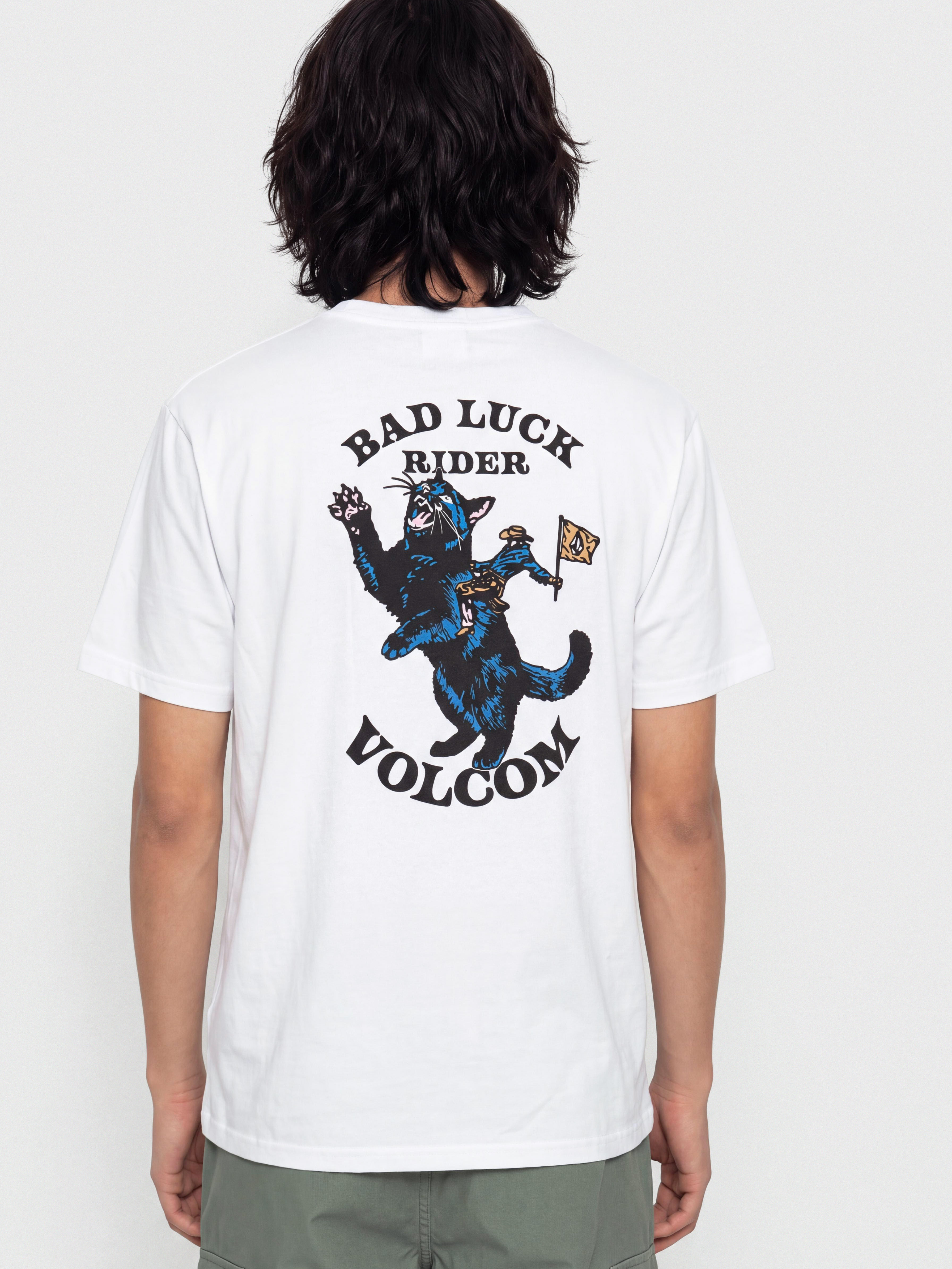 Volcom T-Shirt Bad Luck (white)