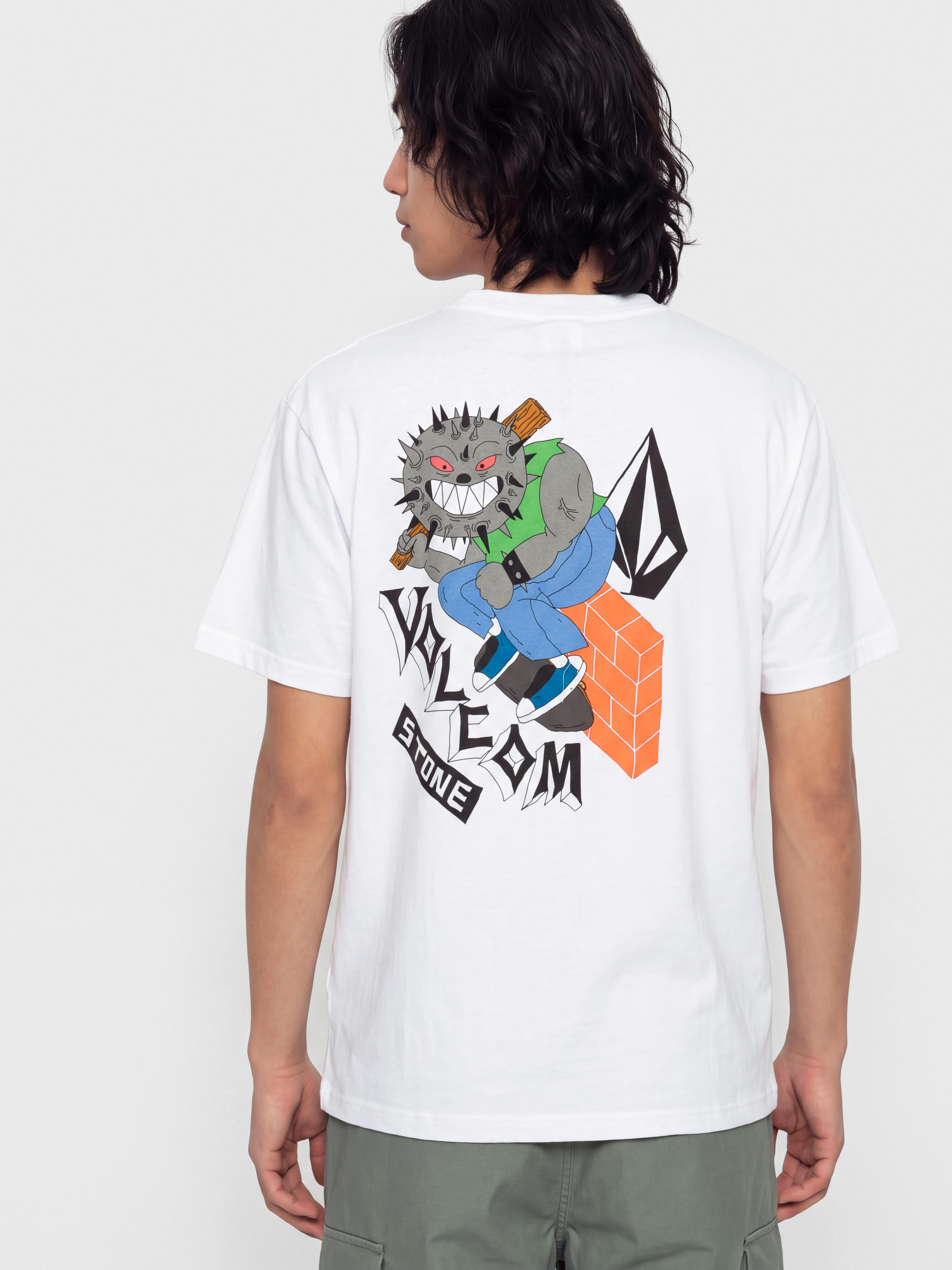 Volcom T-Shirt Sk8 Break Lse (white)