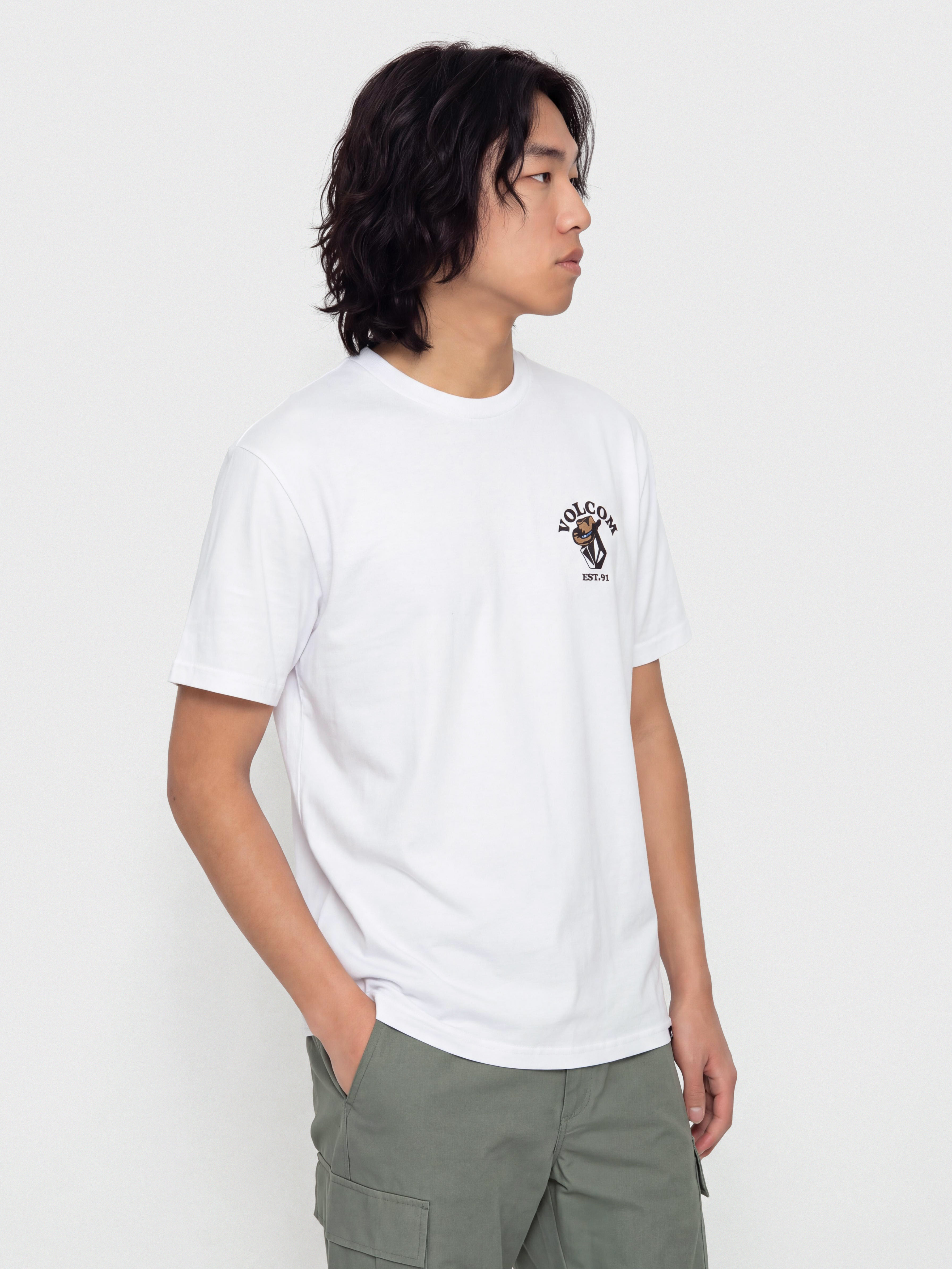 Volcom T-Shirt Bad Luck (white)