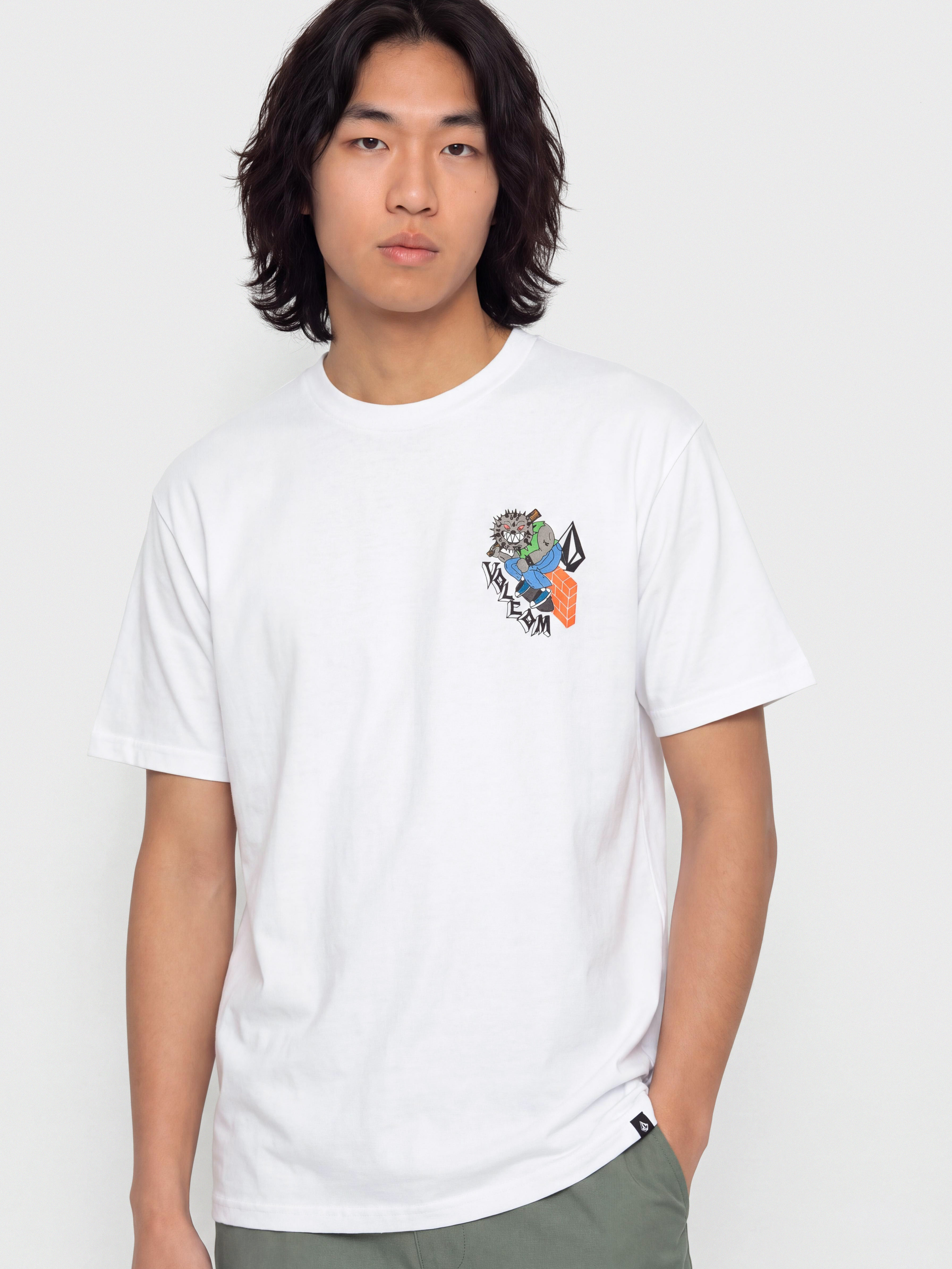 Volcom T-Shirt Sk8 Break Lse (white)