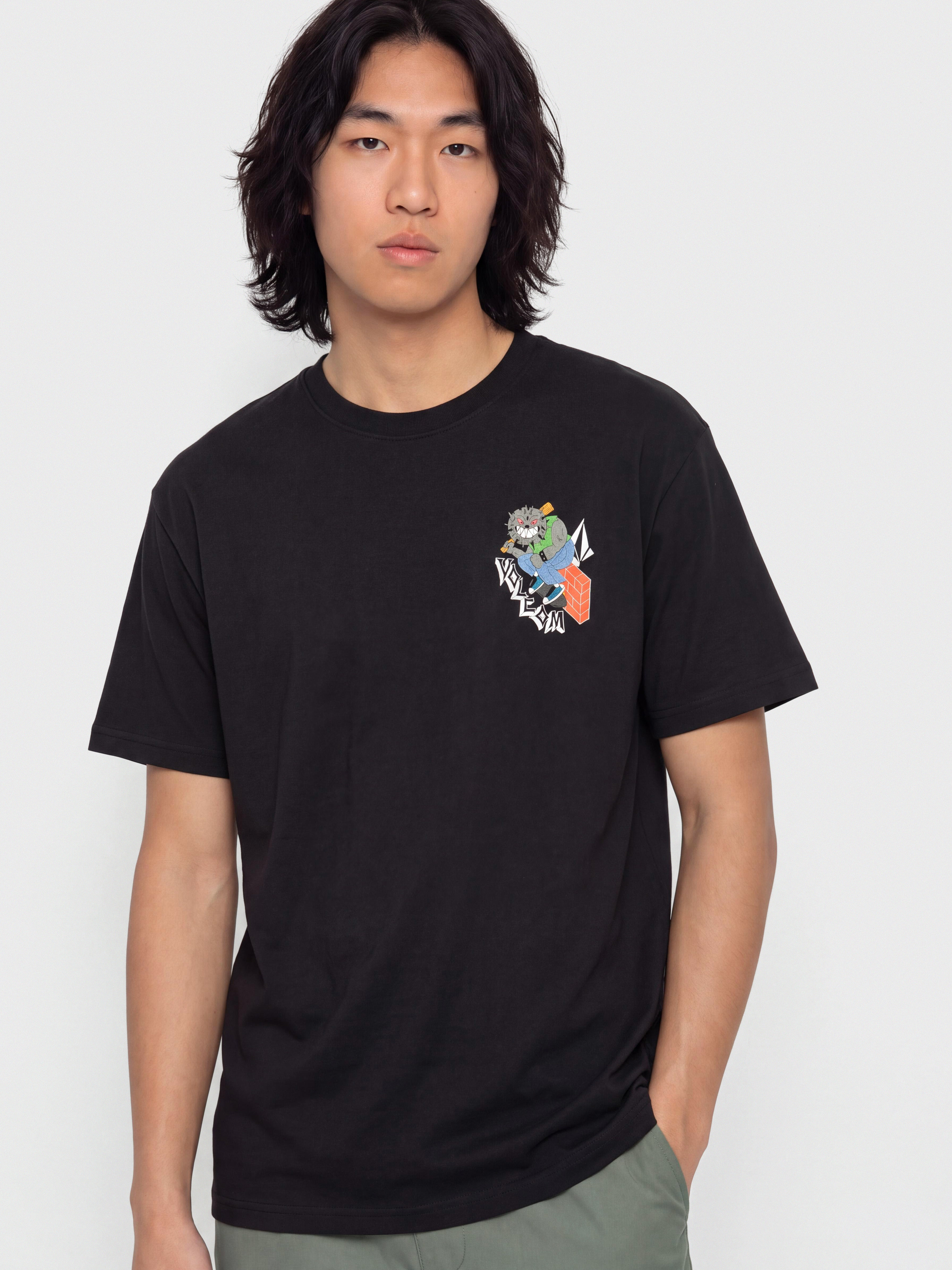 Volcom T-Shirt Sk8 Break Lse (black)
