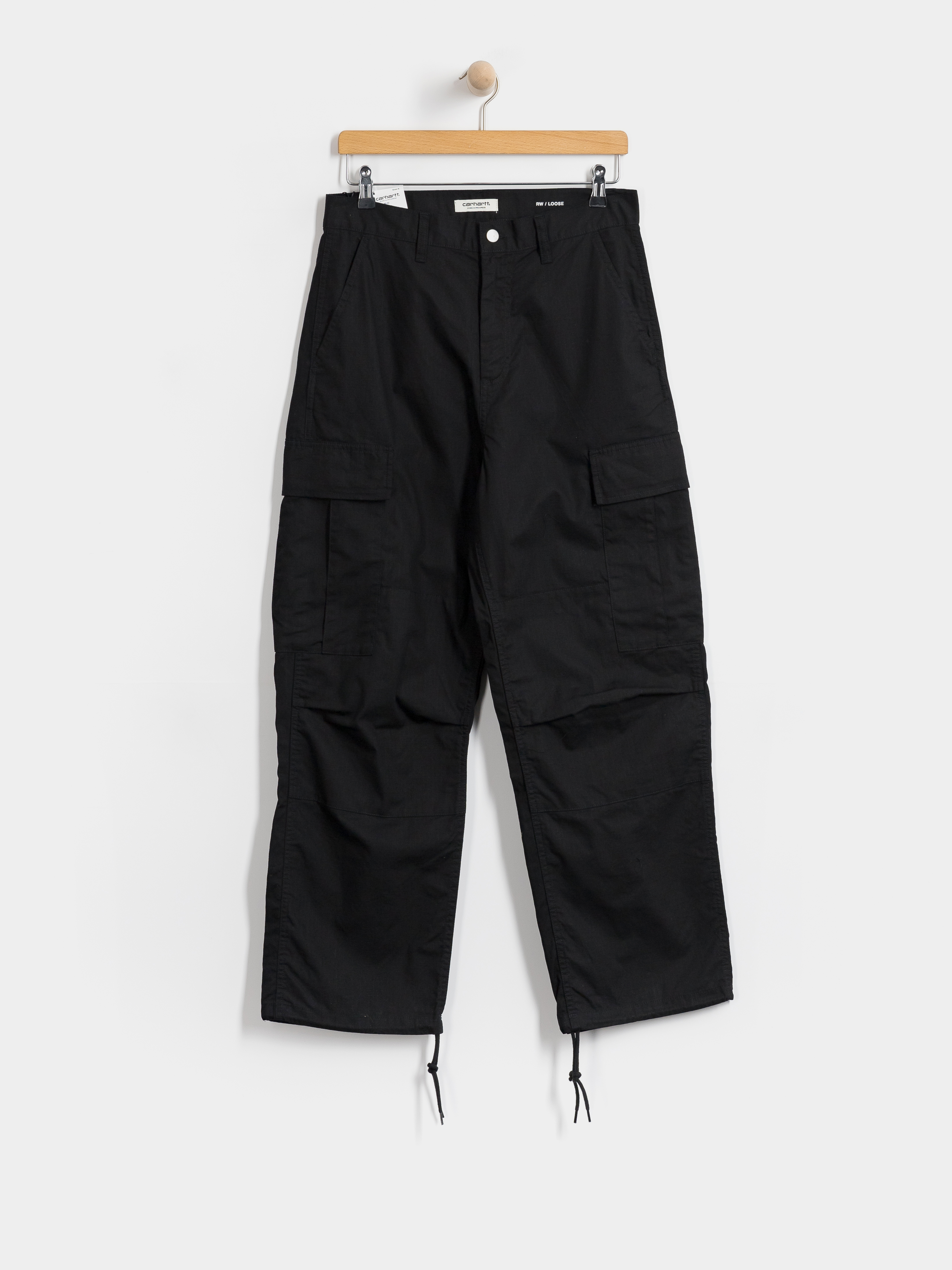 Carhartt WIP Brandon Cargo Wmn Hose (black/rinsed)