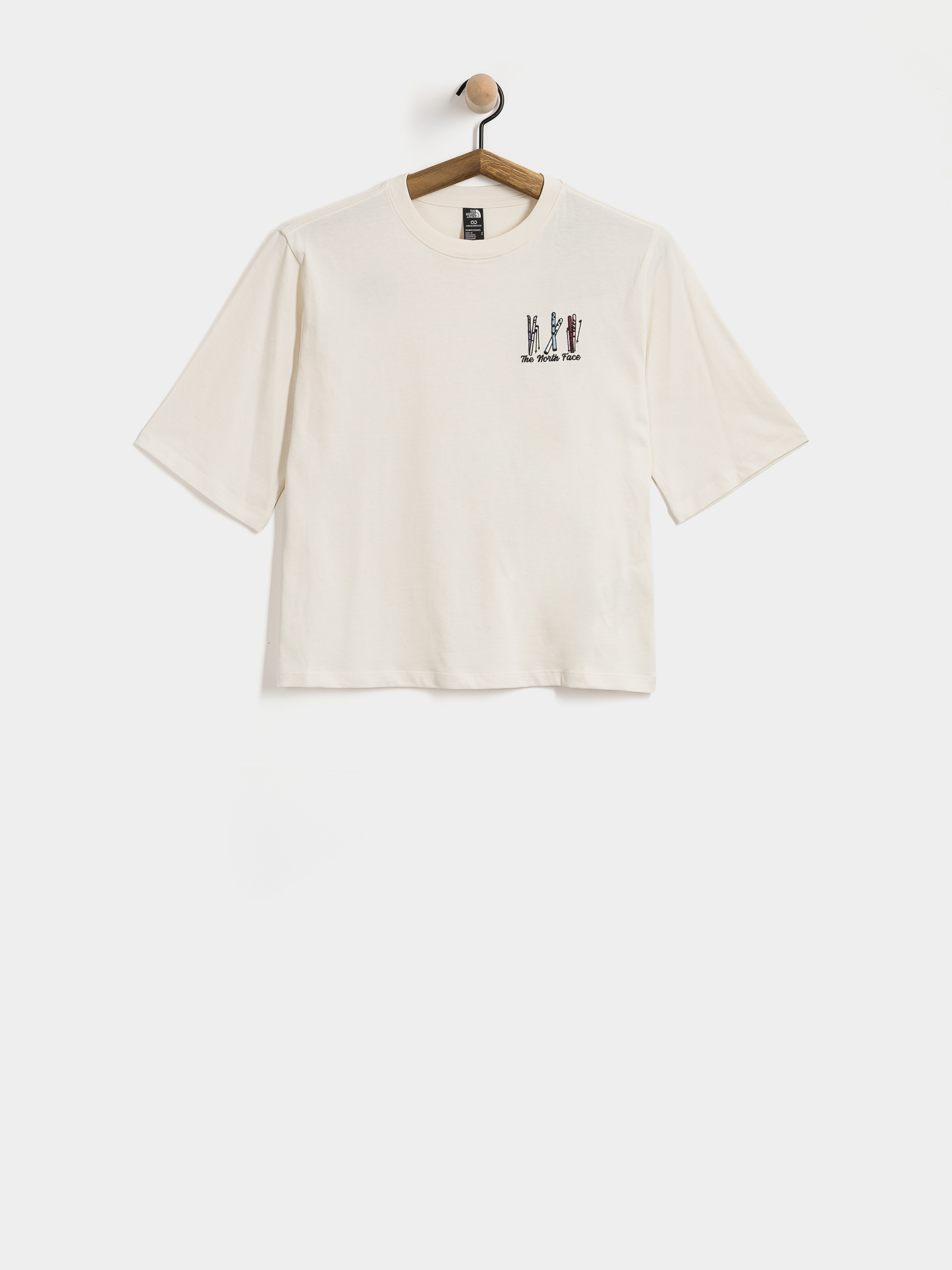 The North Face Ski Embro Boxy Wmn T-Shirt (white dune)