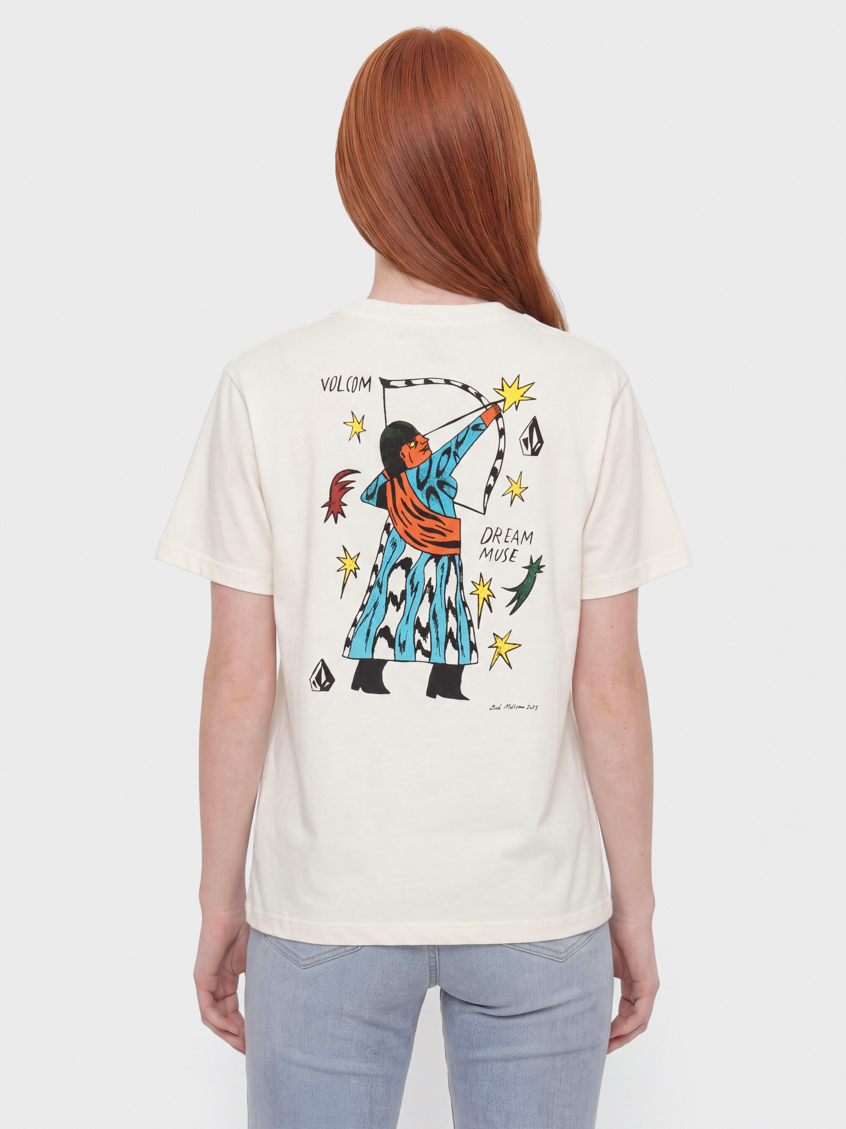 Volcom T-Shirt Radical Daze Up Wmn (off white)