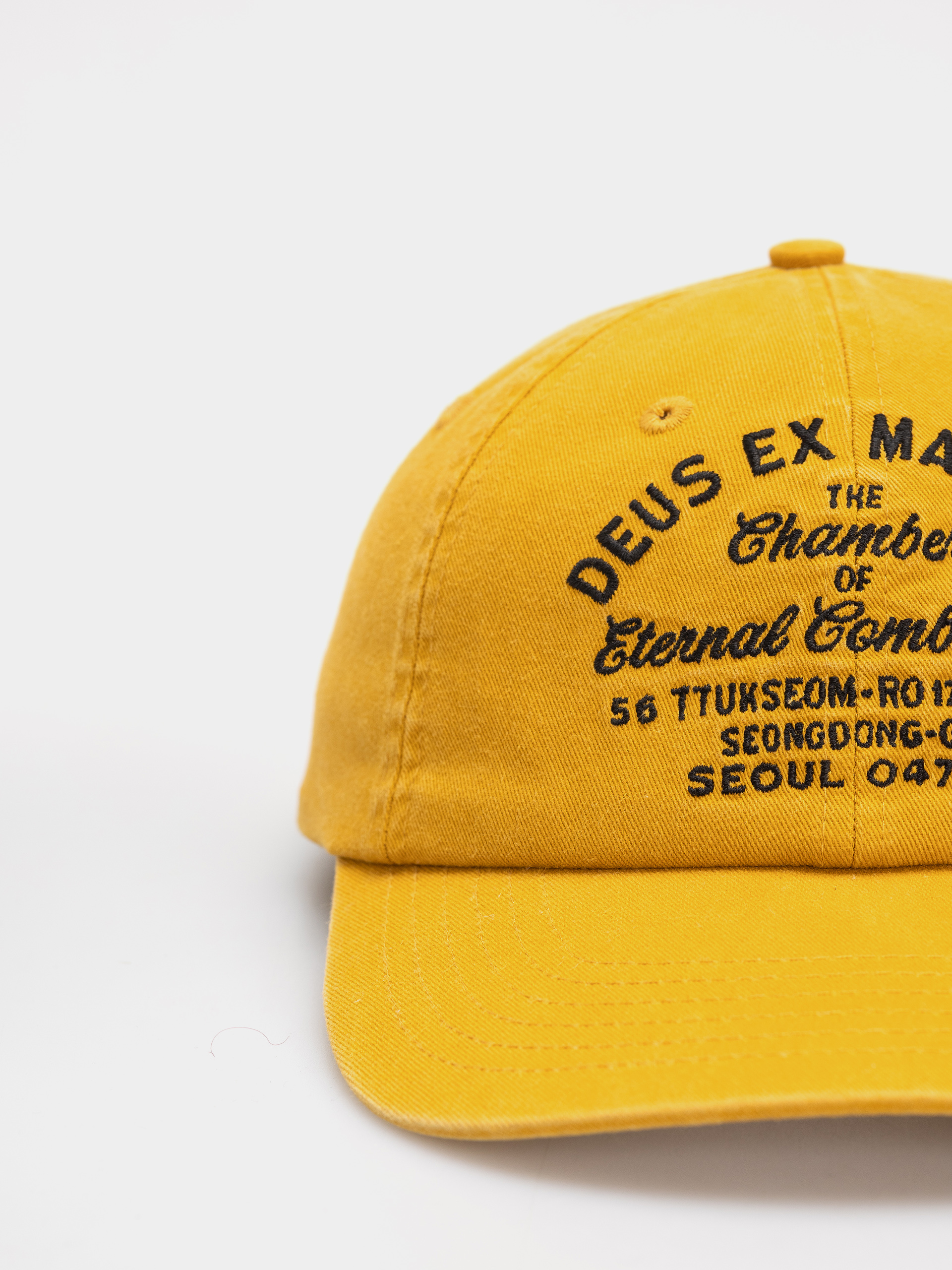 Deus Ex Machina Seoul Sign Cap (citrus orange)