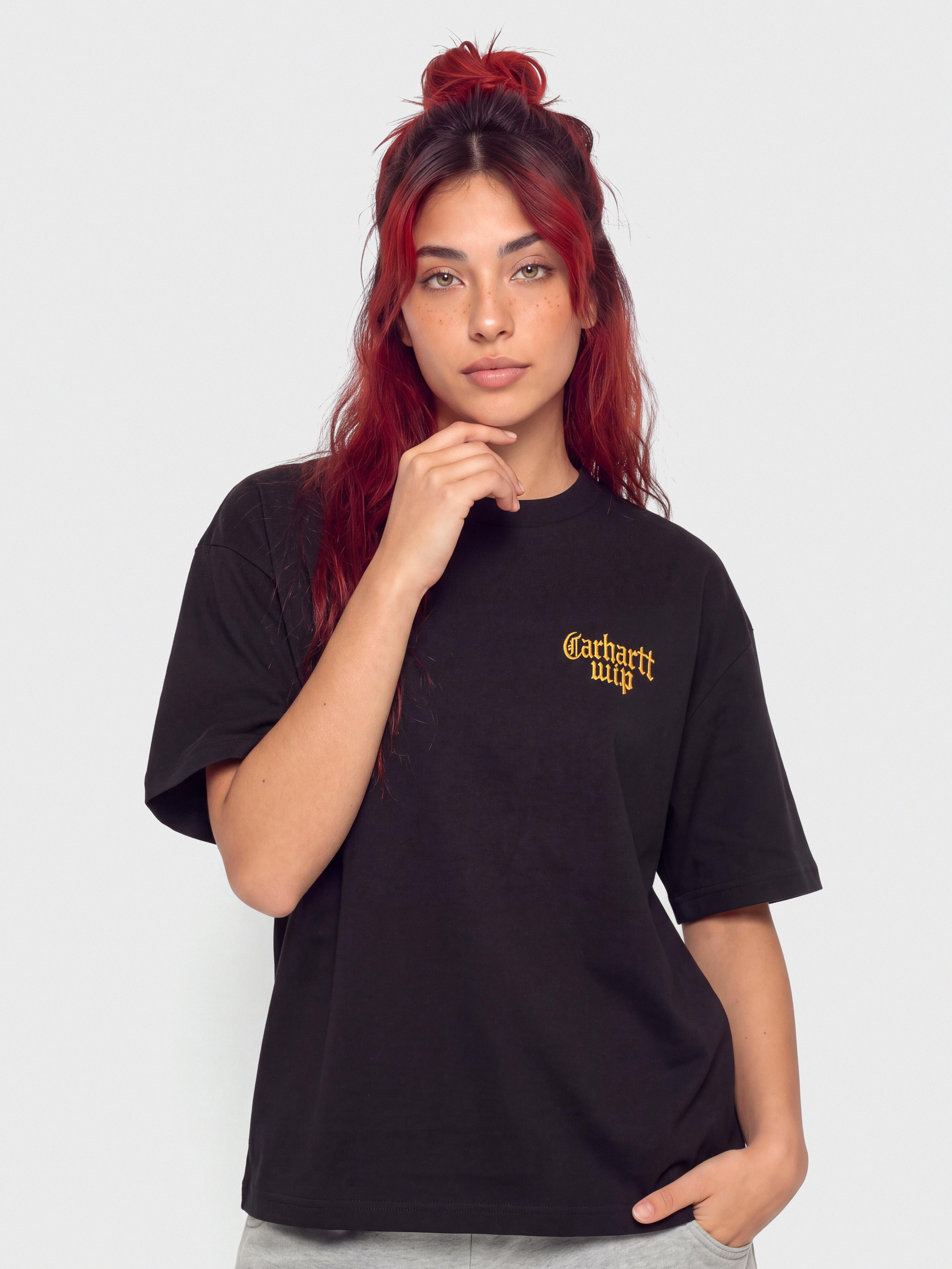 Carhartt WIP Blackletter Wmn T-Shirt (black)