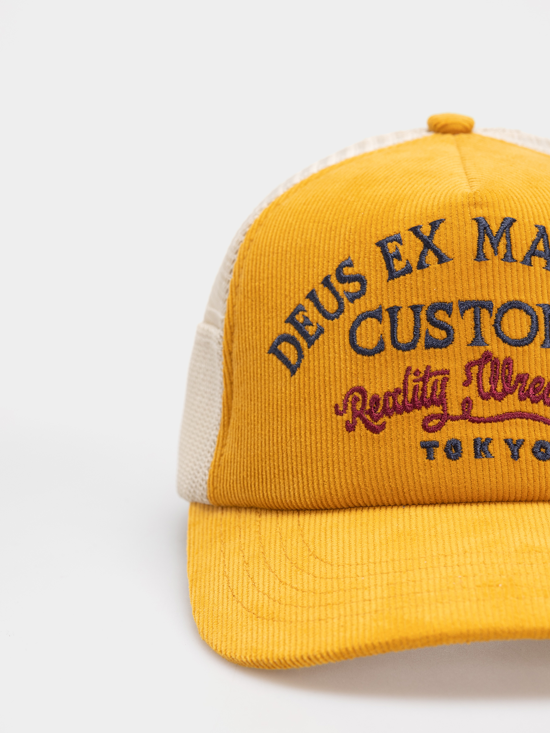 Deus Ex Machina Marsden Trucker Cap (radiant yellow)