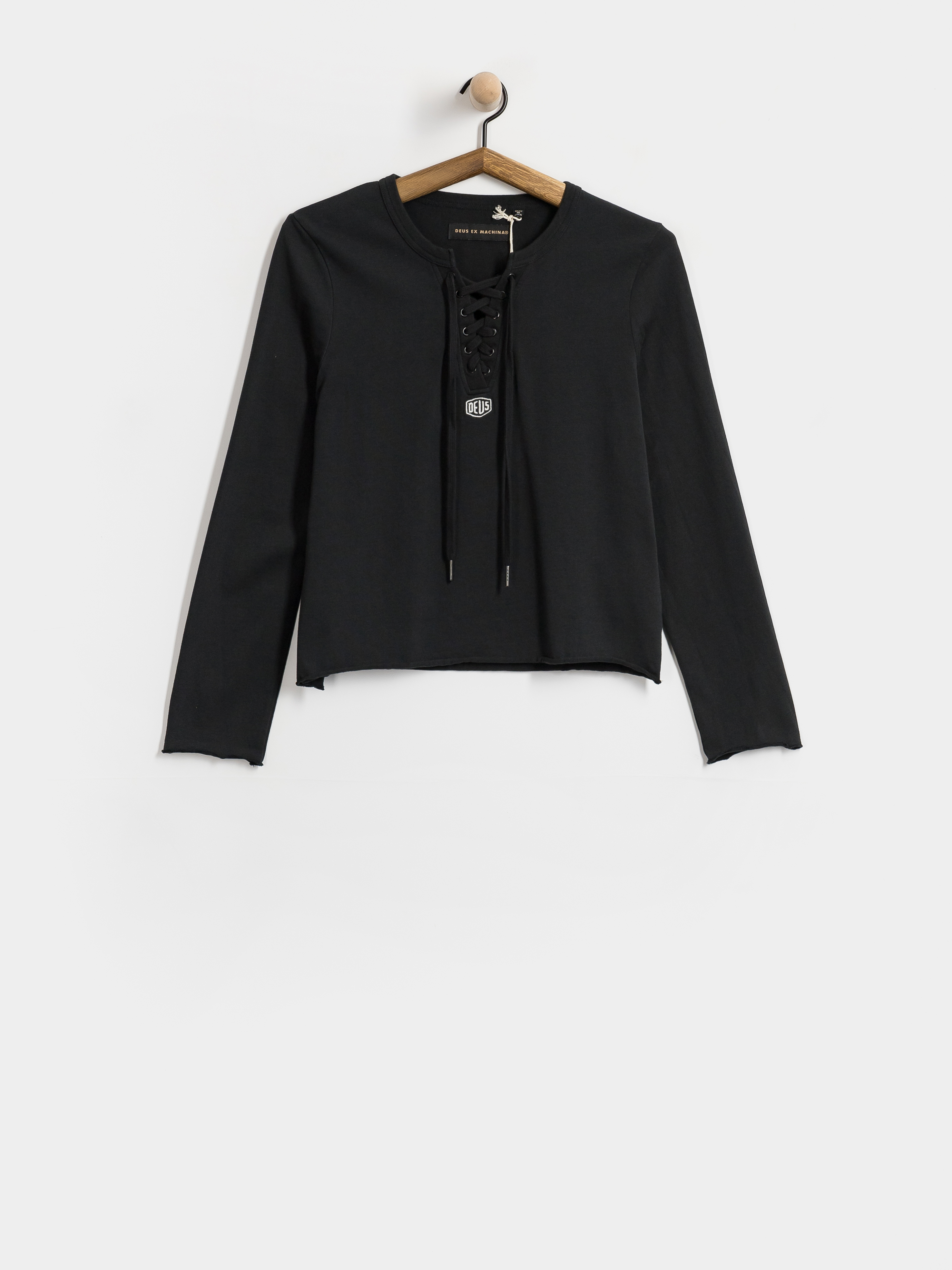 Deus Ex Machina Stoppa Lace Up Top Wmn Longsleeve (black)