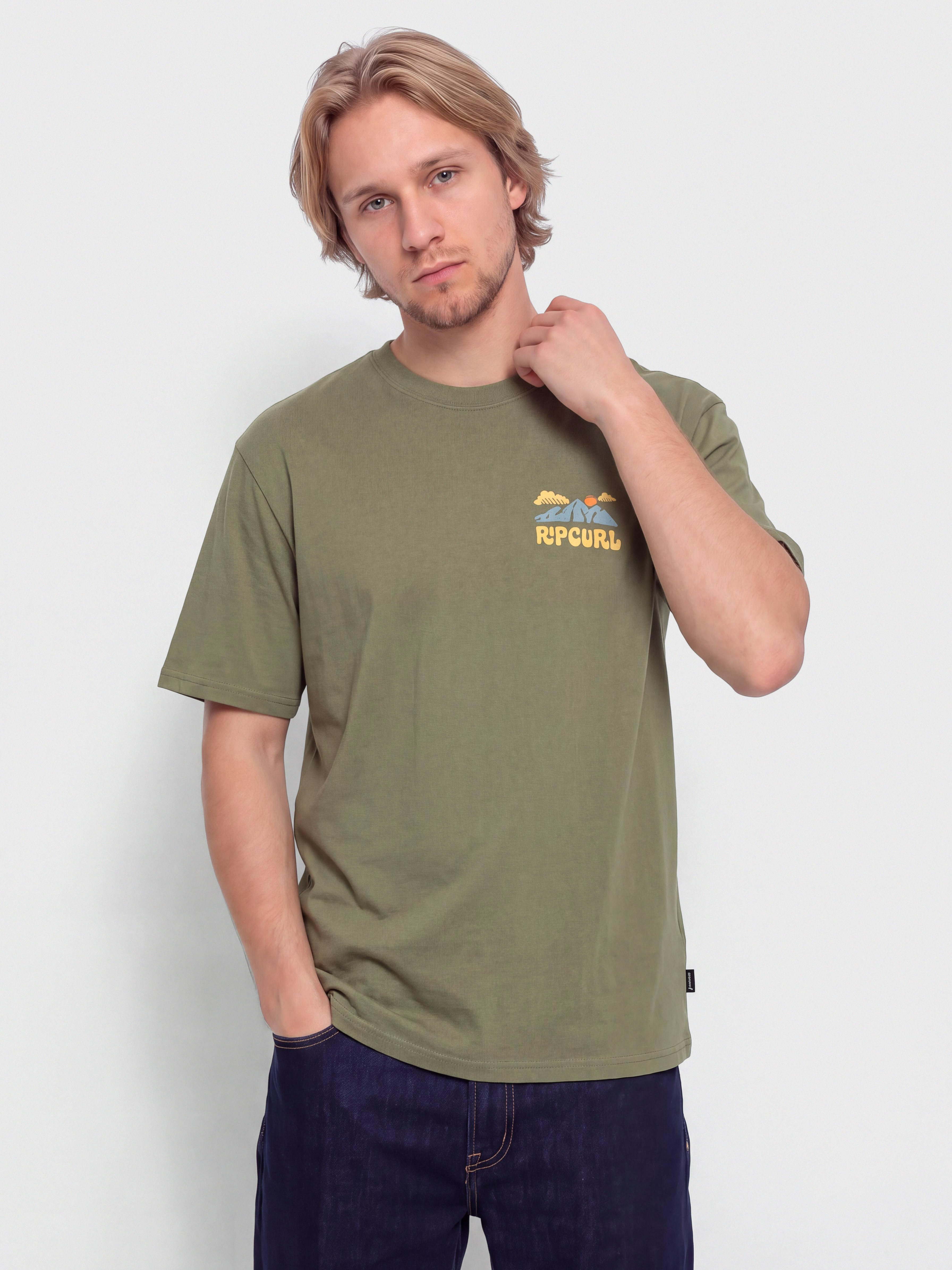 Rip Curl Surf Trip T-Shirt (surplus green)