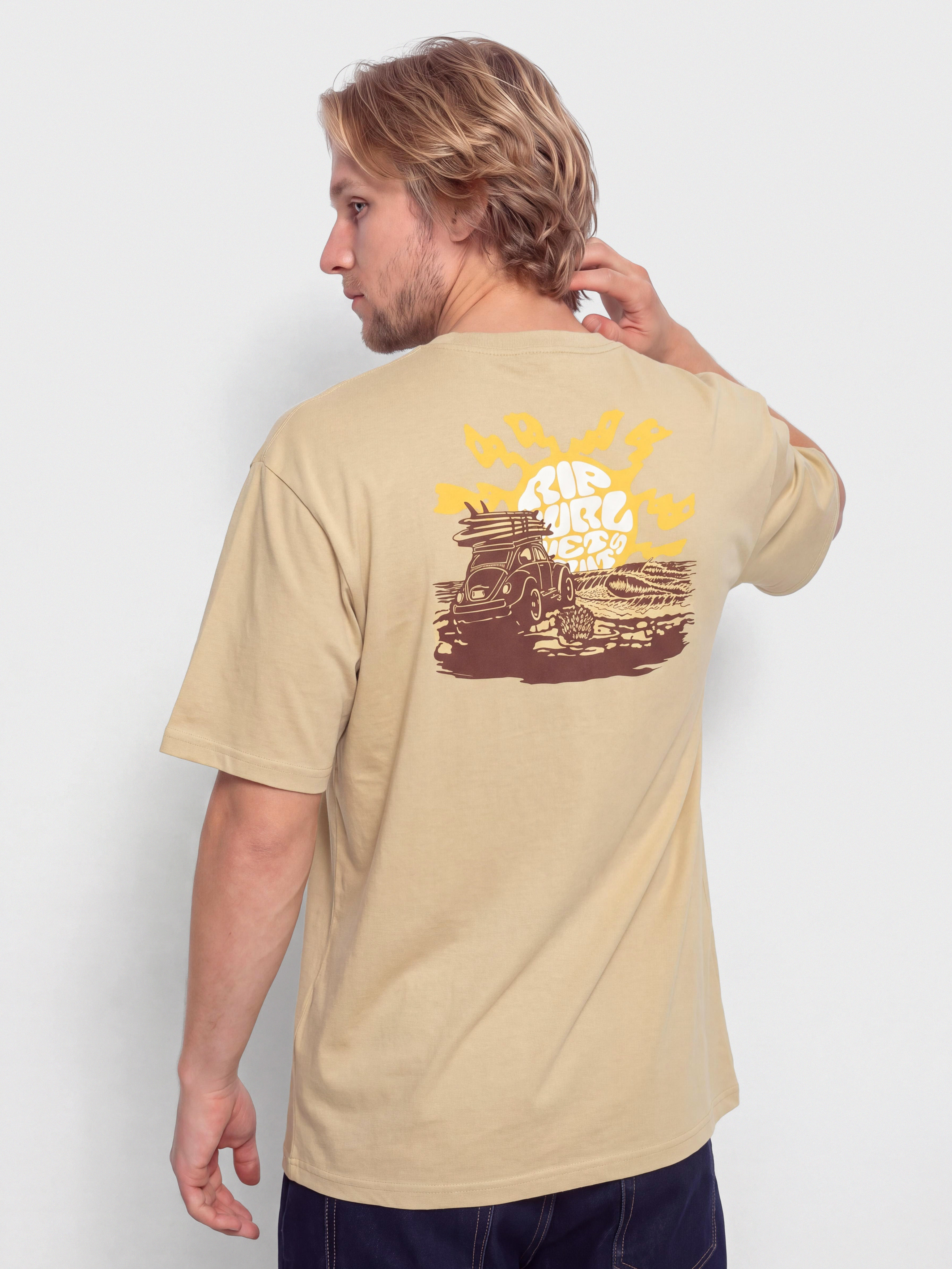 Rip Curl T-Shirt Surf Trip (khaki sand)