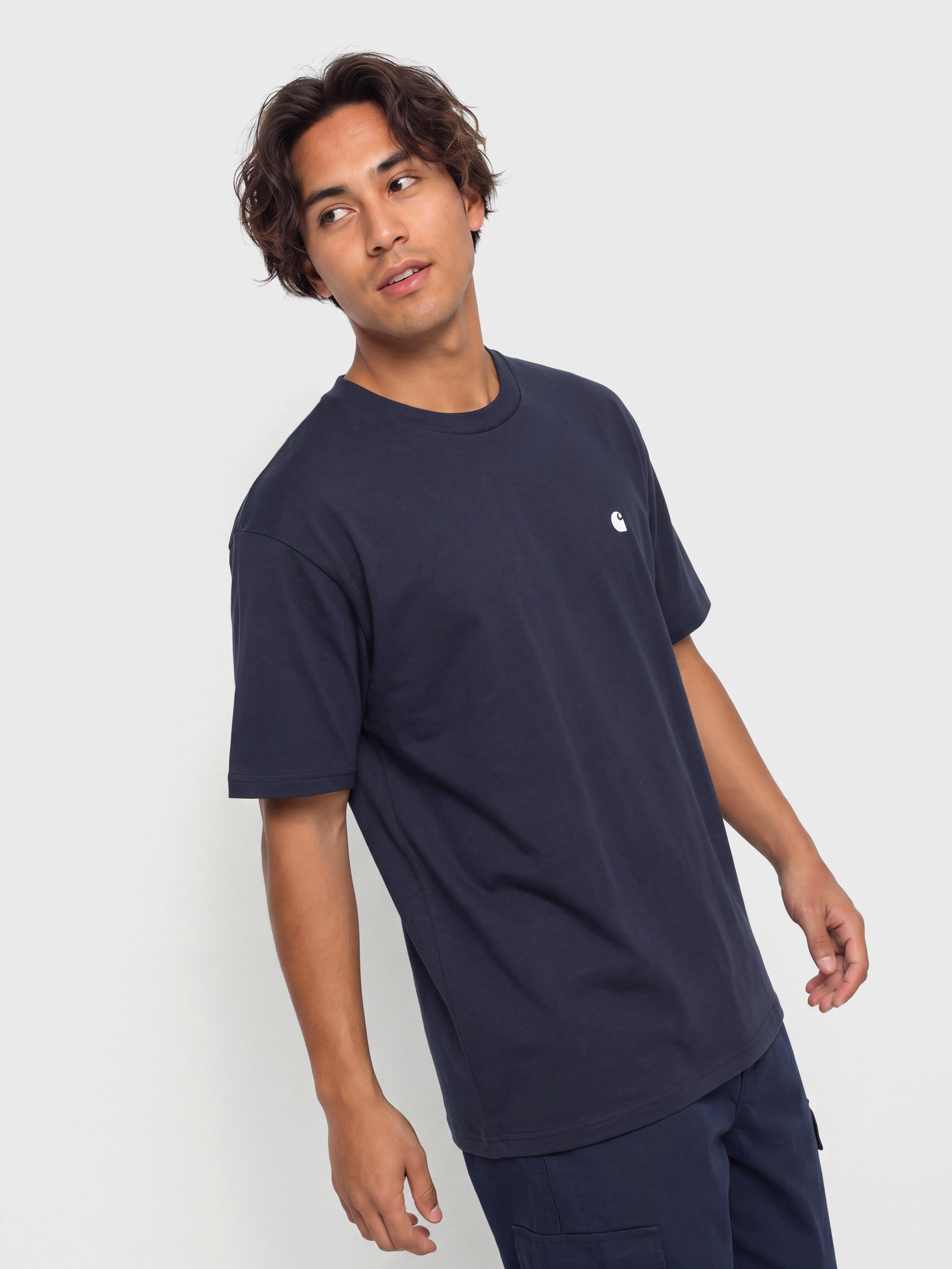 Carhartt WIP Madison T-Shirt (dark navy/white)