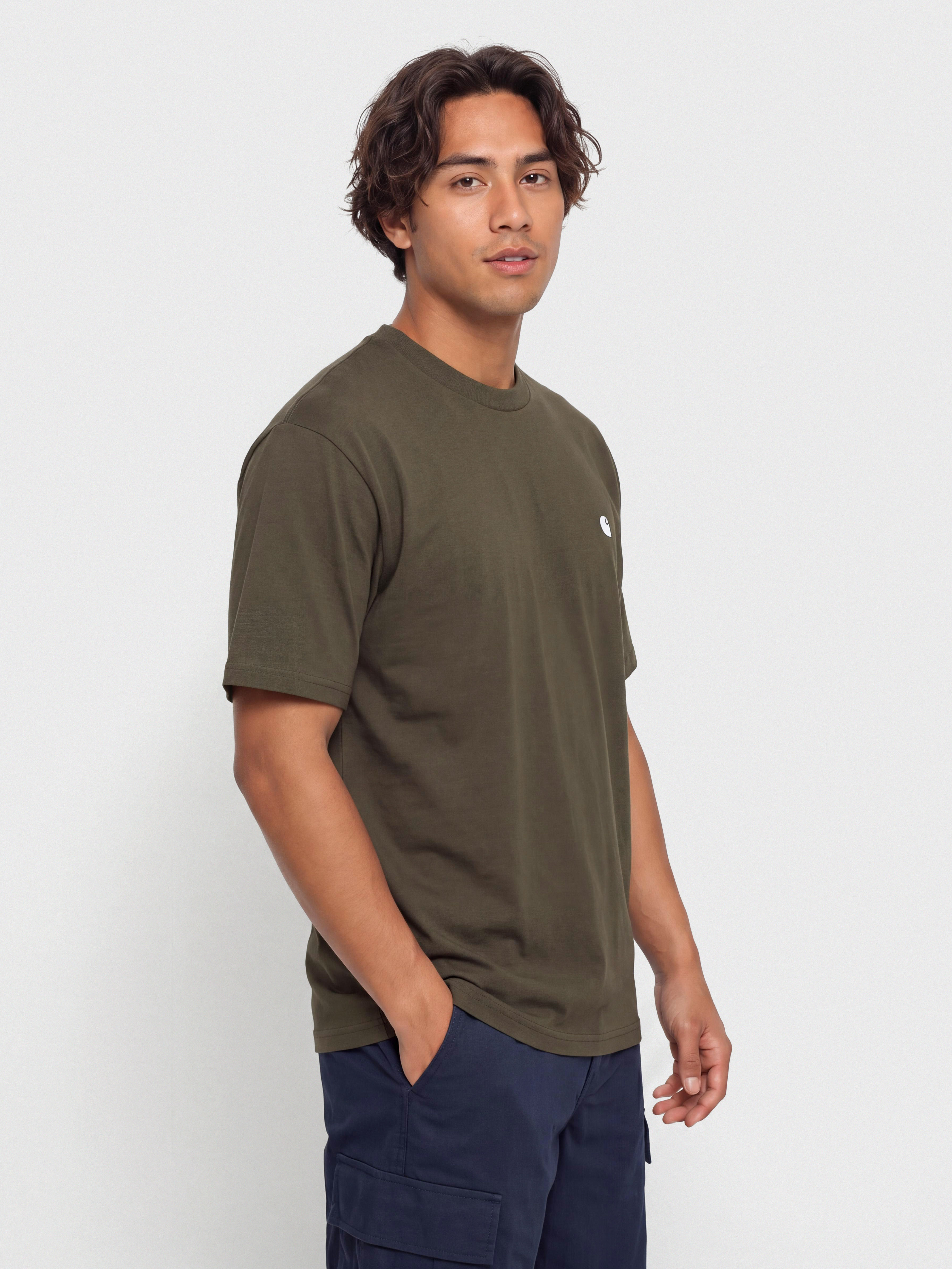 Carhartt WIP Madison T-Shirt (cypress/white)