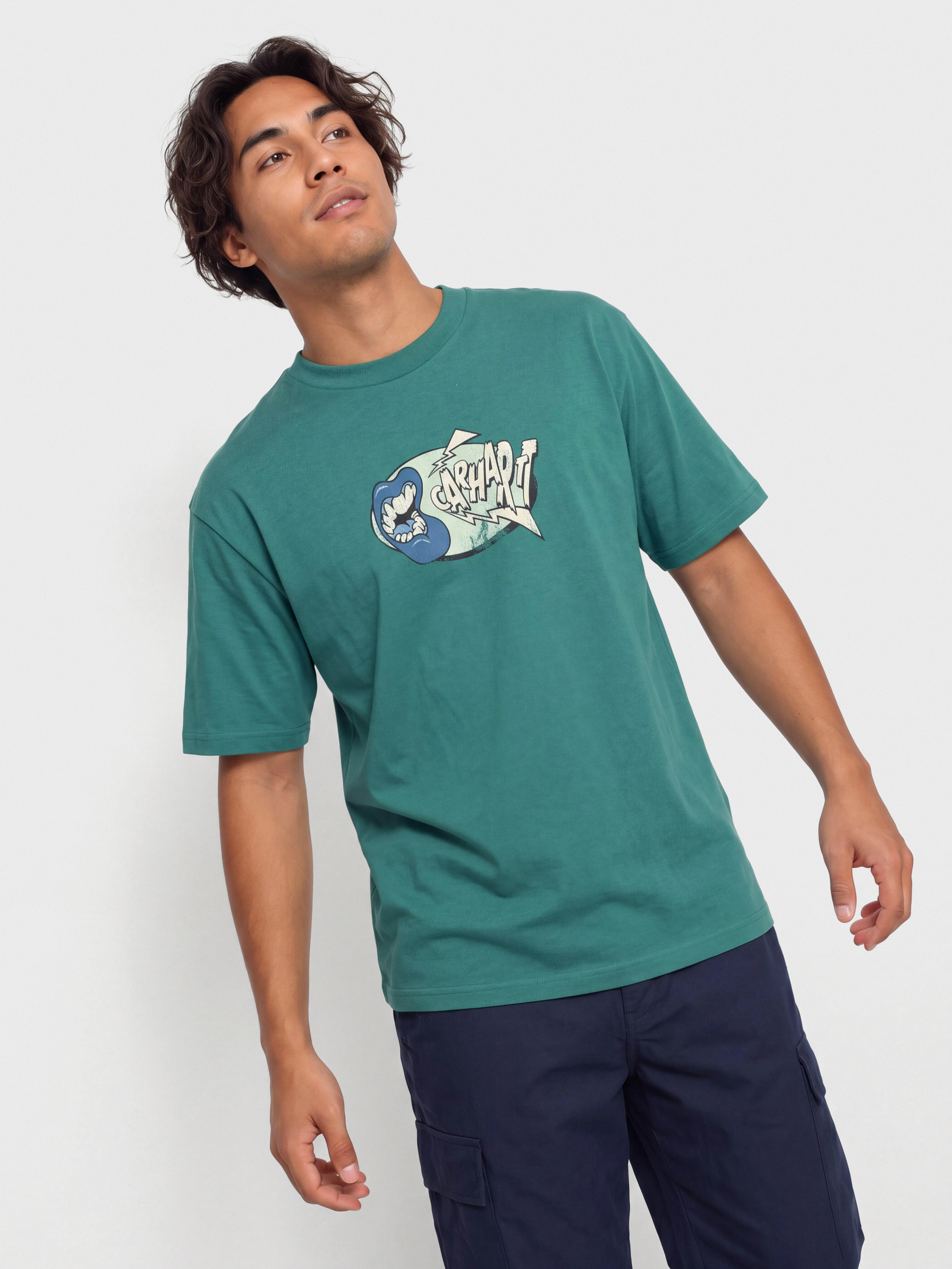 Carhartt WIP Louder T-Shirt (saguaro/heavy enzyme wash)