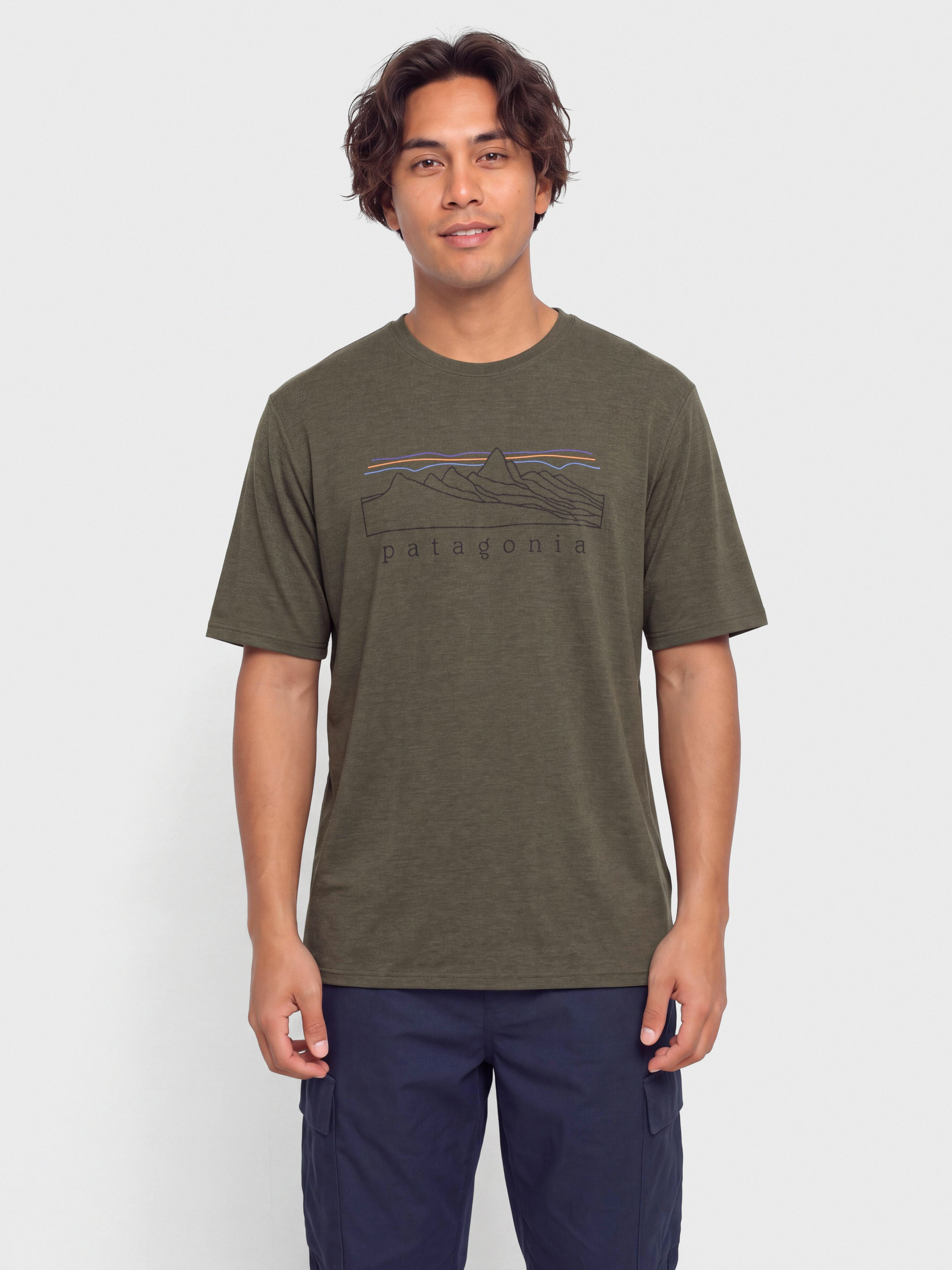 Patagonia T-Shirt Cap Cool Trail Stratapeaks