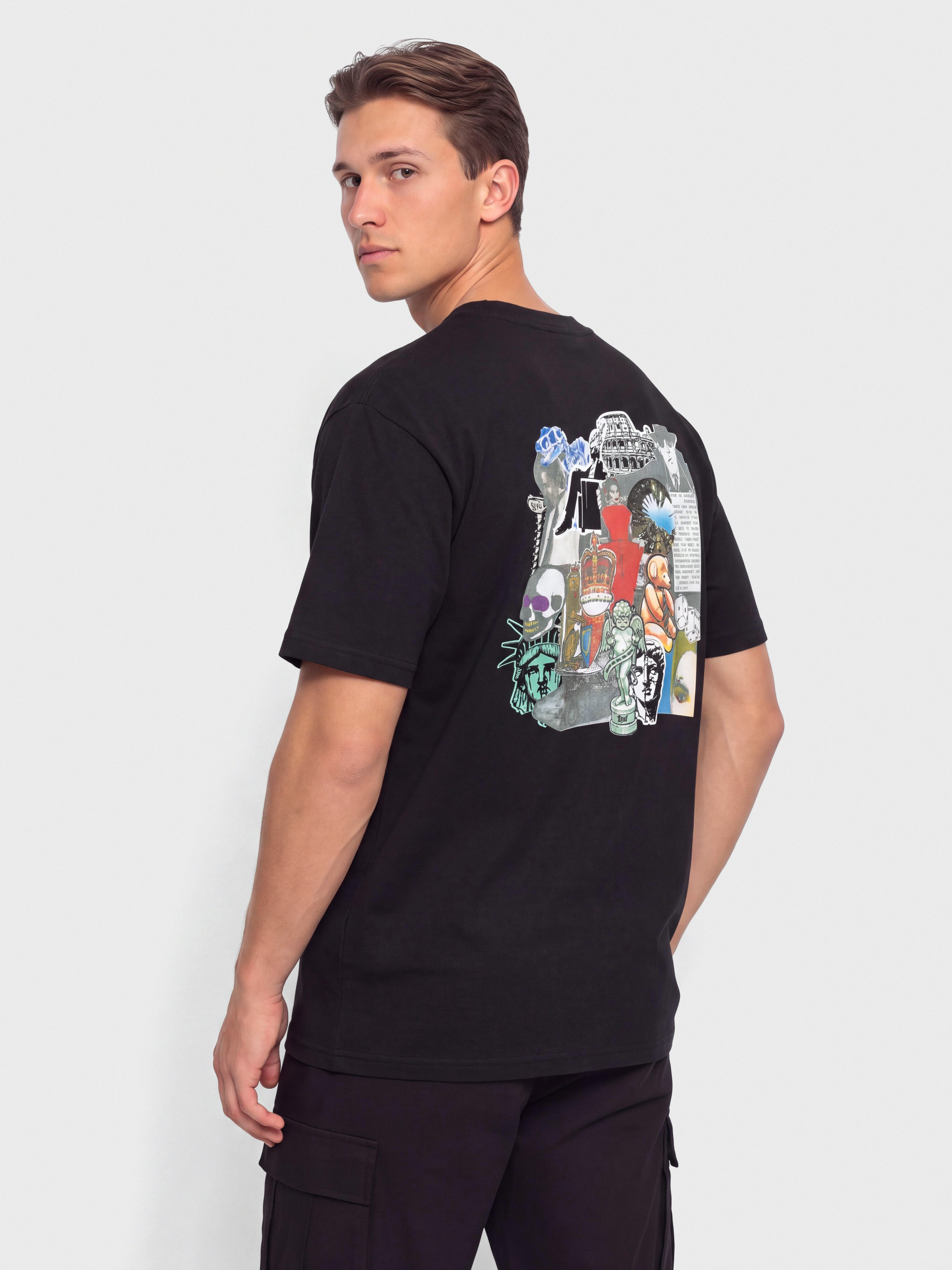 HUF T-Shirt Boulevard Status (black)