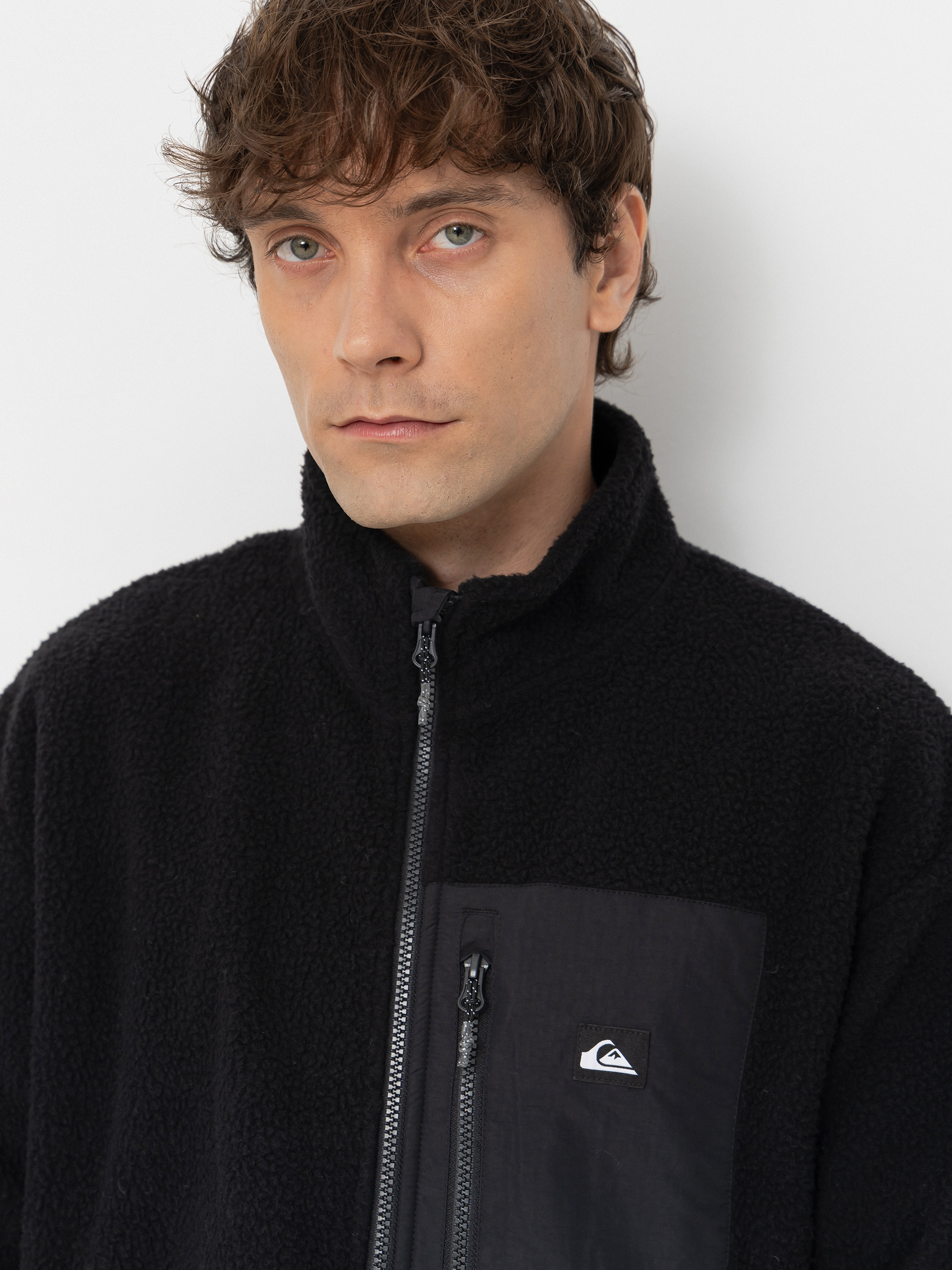 Herren Quiksilver Fleece Jacke Clean Coast Fz (black)