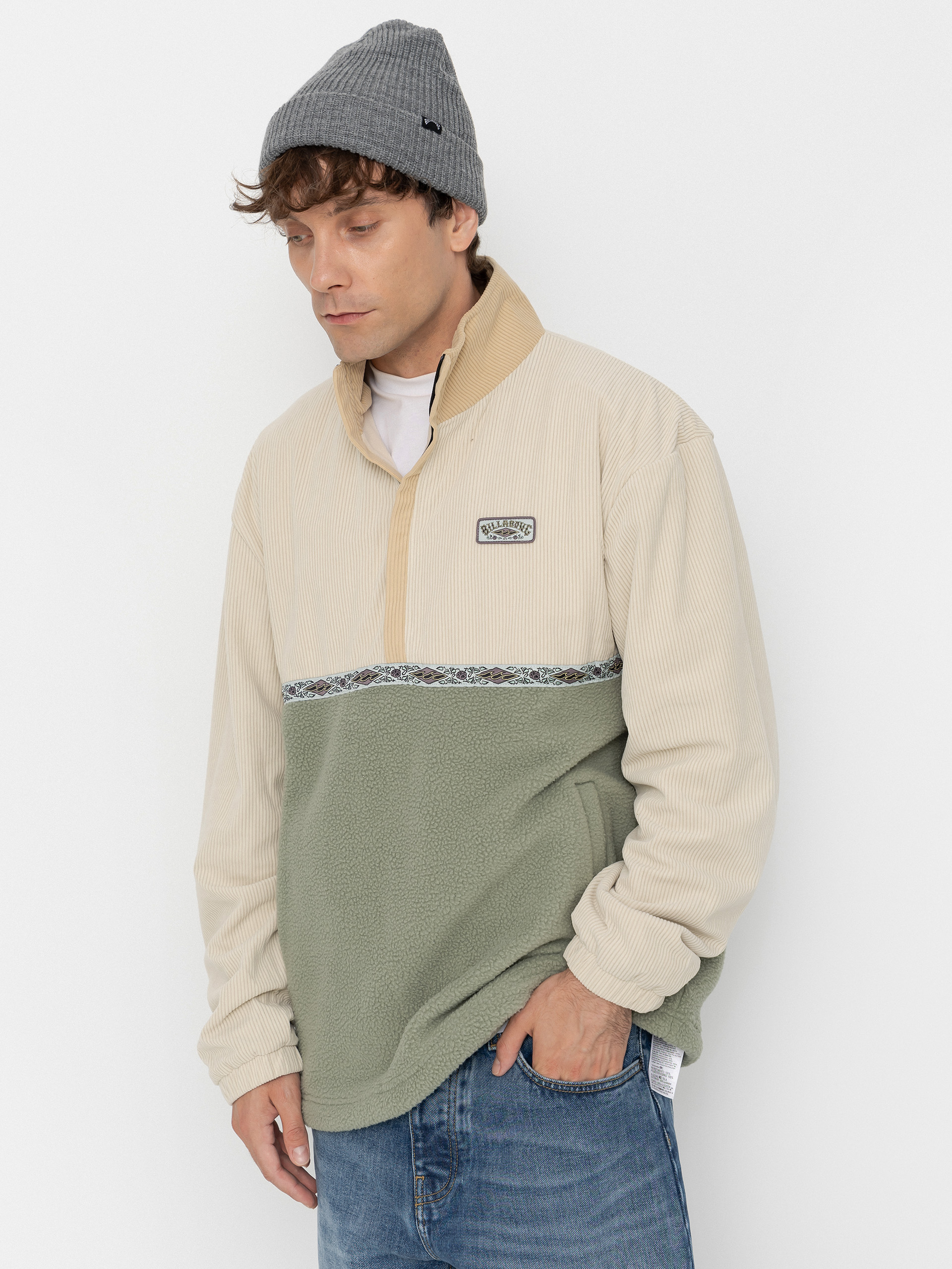 Billabong Space Lobster Fleece Jacke (khaki)