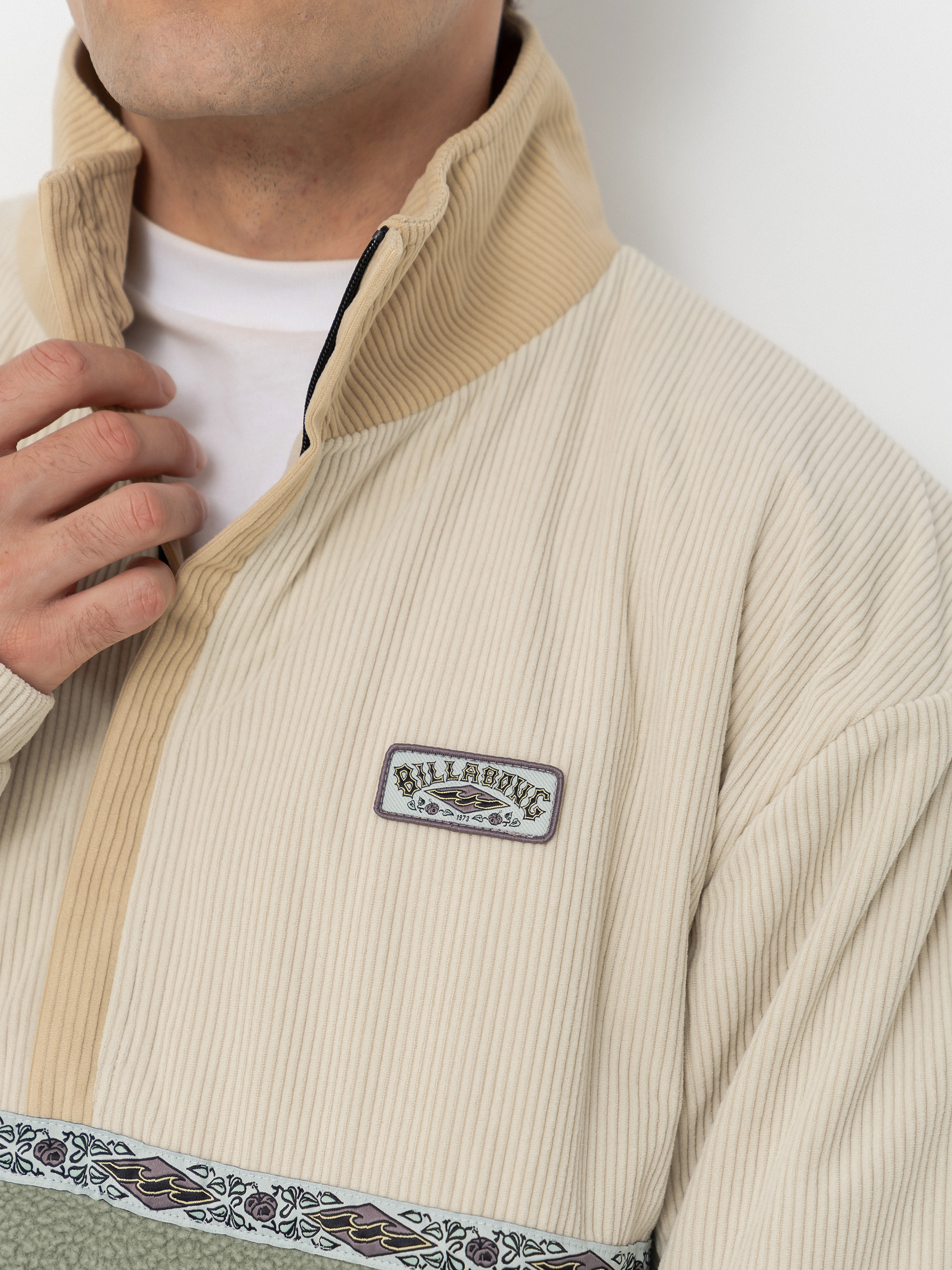 Herren Billabong Space Lobster Fleece Jacke (khaki)