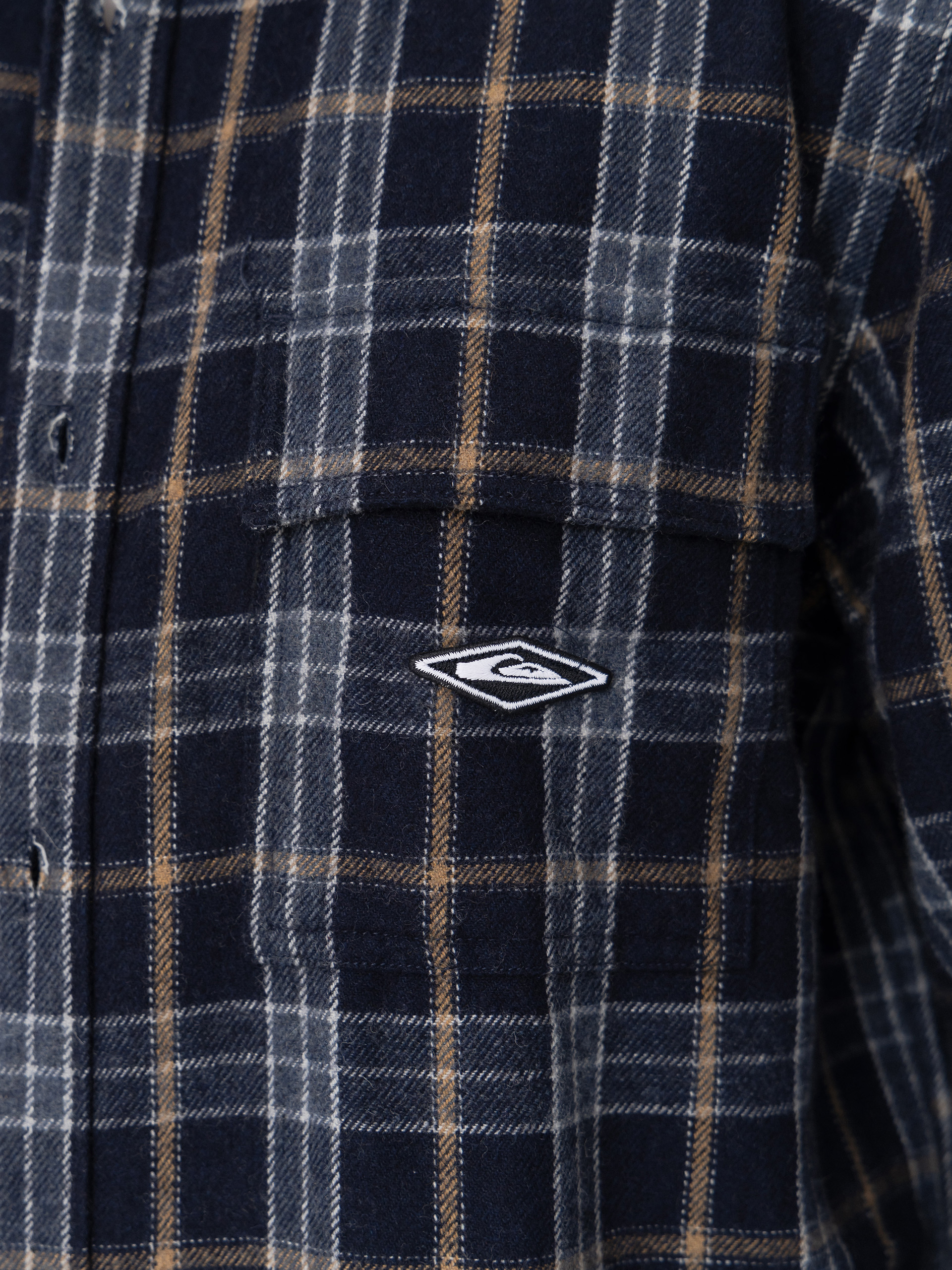 Quiksilver Diamond Wool Hemd (dark navy diamond check)