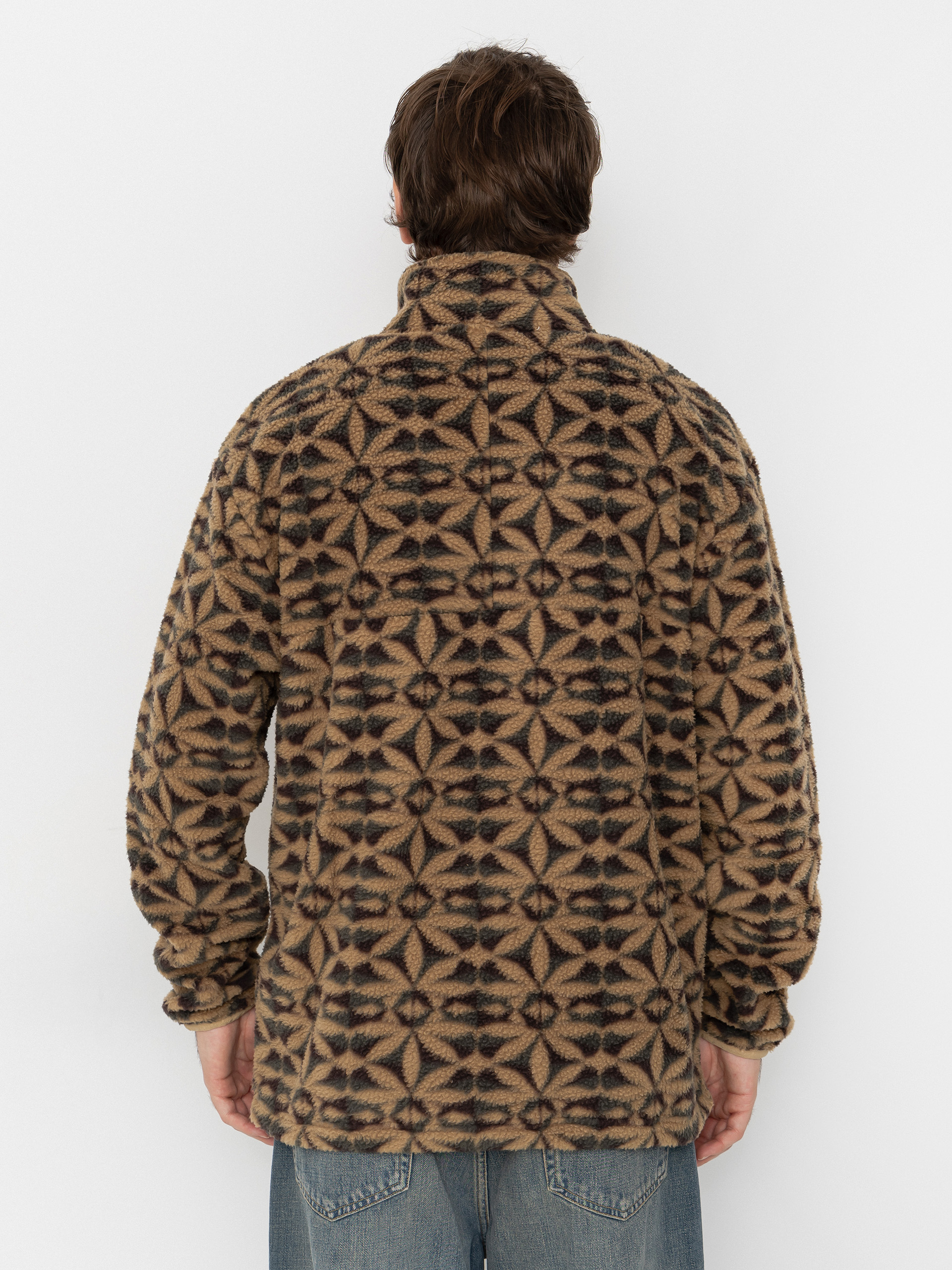 Mens Quiksilver Clean Coast Fz Fleece (nature tile kelp)