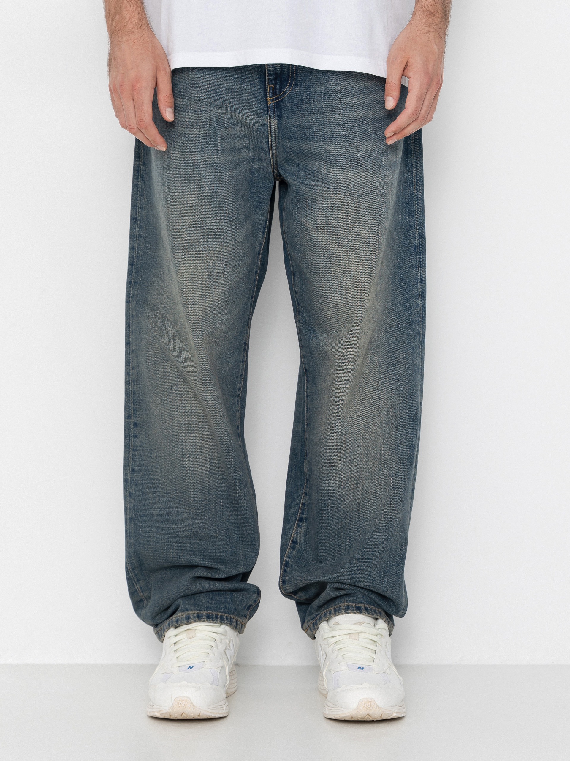 Carhartt WIP Aaron Pants (blue/worn used wash)