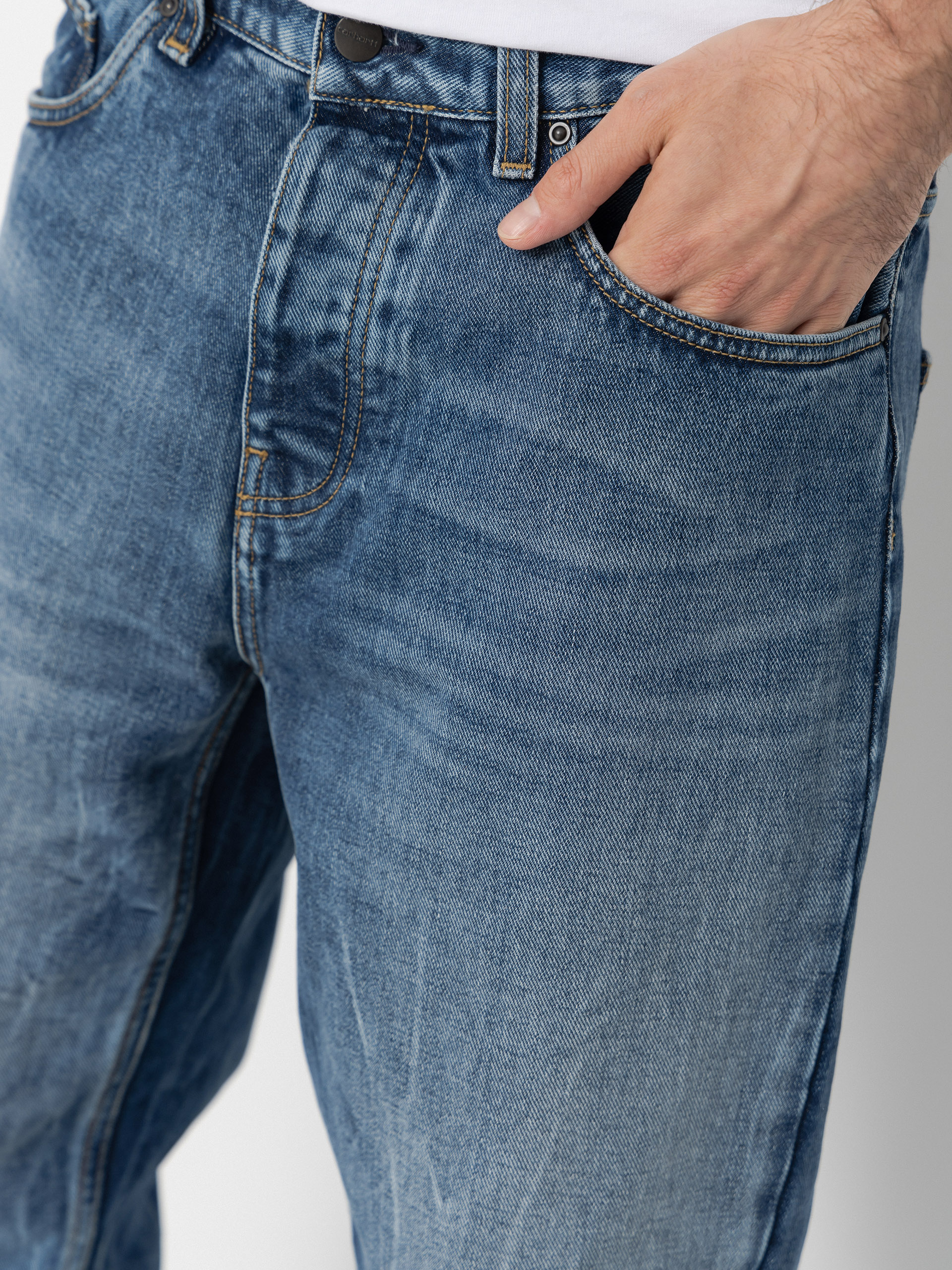 Carhartt WIP Newel Hose (blue/marble used wash)