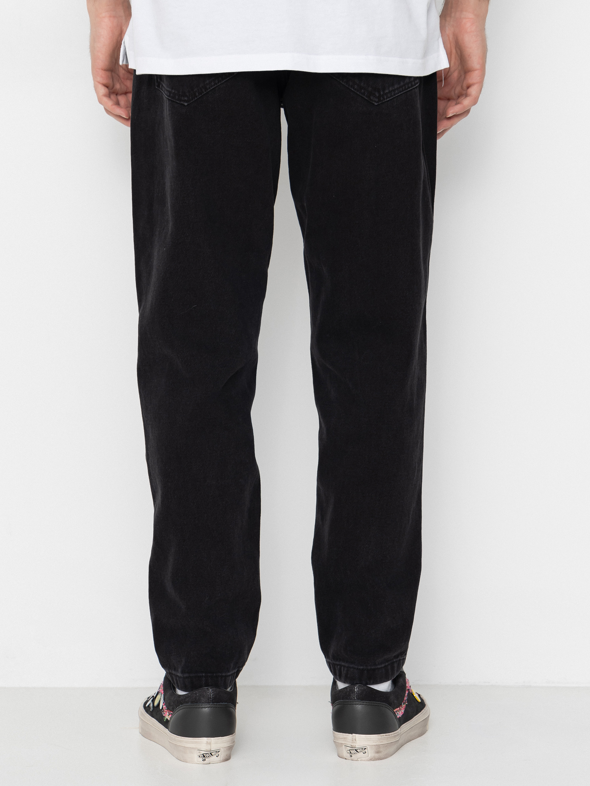 Karl Kani Small Signature Tapered Five Pocket Denim Hose (black)