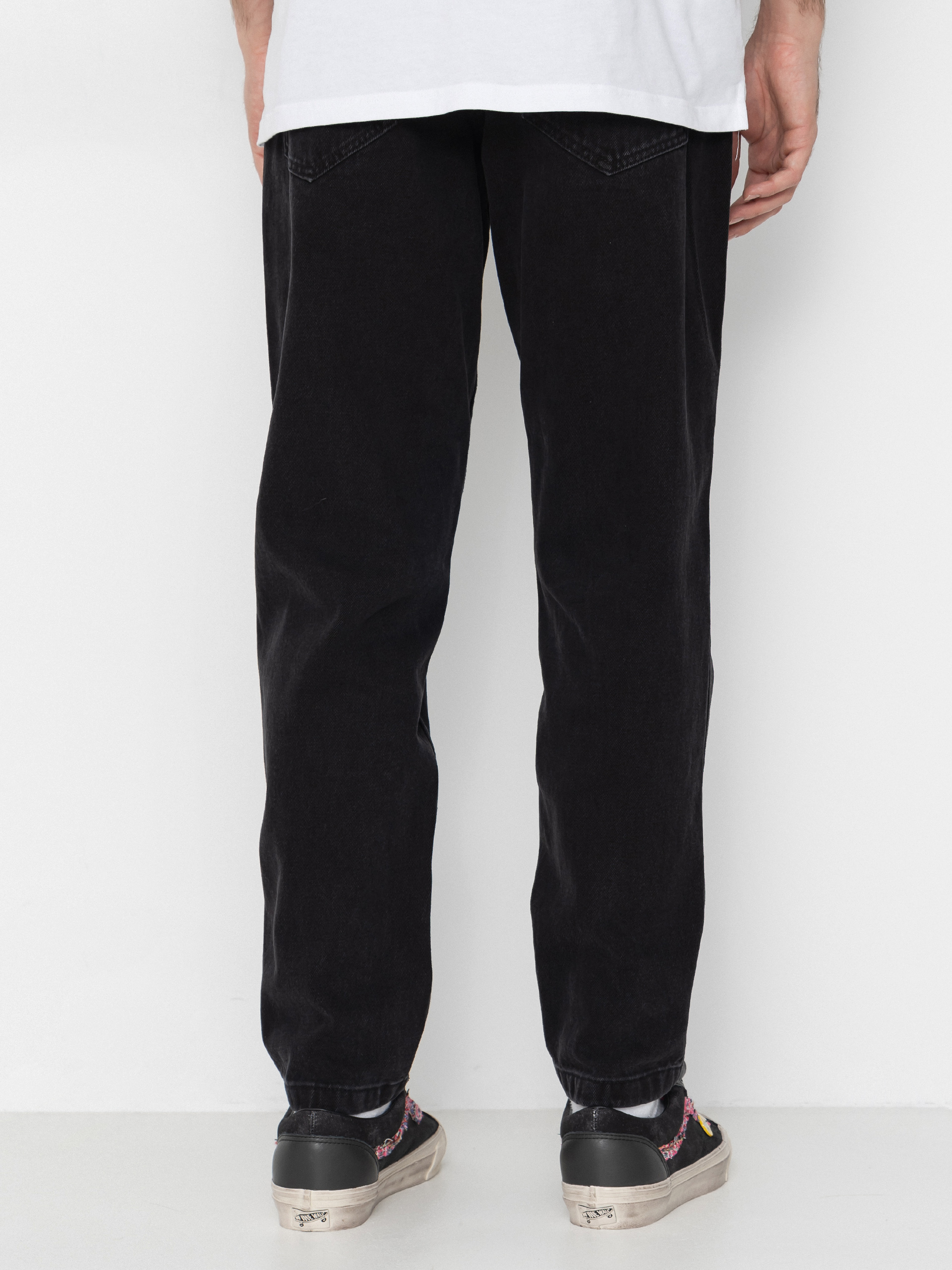 Karl Kani Small Signature Tapered Five Pocket Denim Hose (black)
