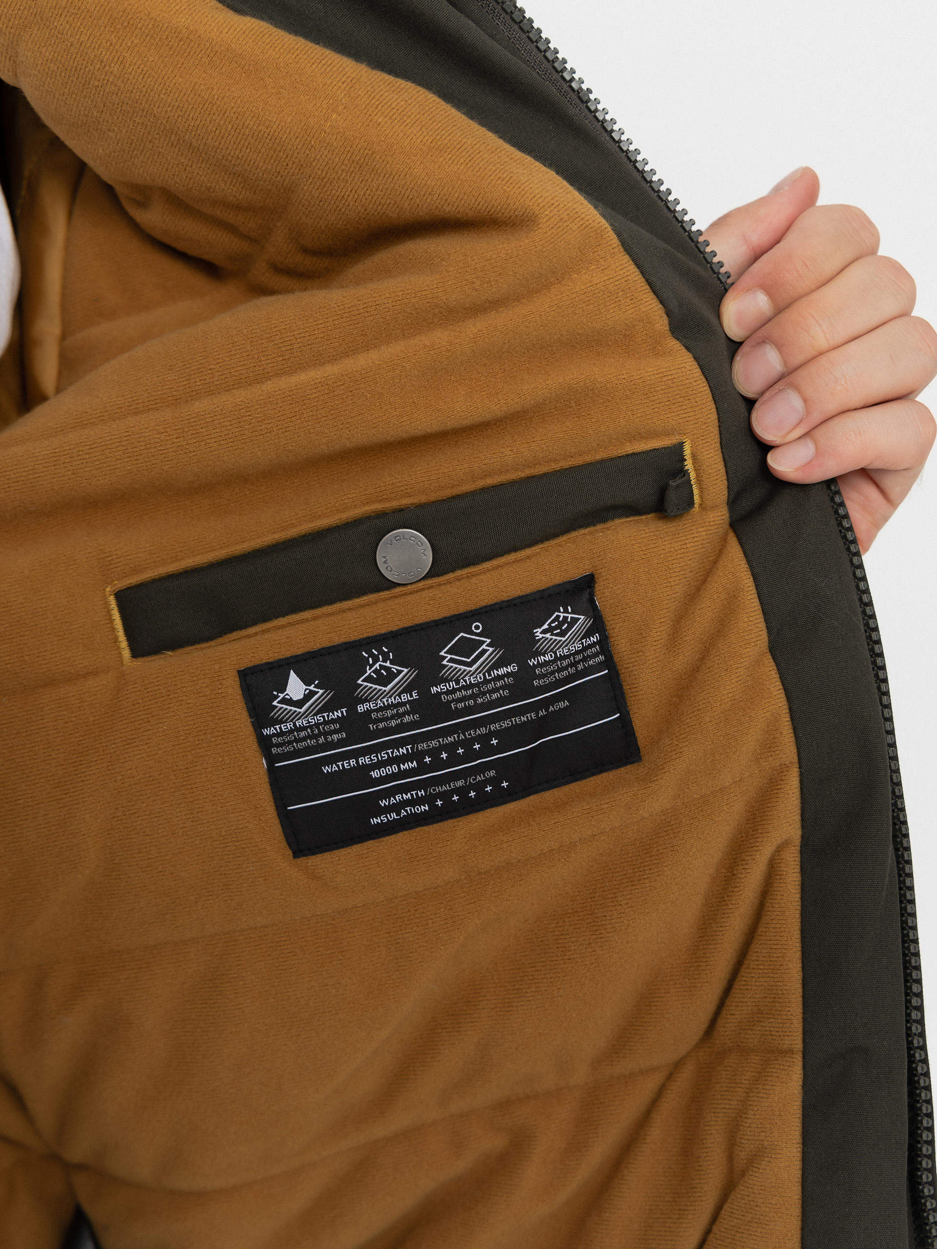 Volcom Jacke Hernan 10K (rinsed black)