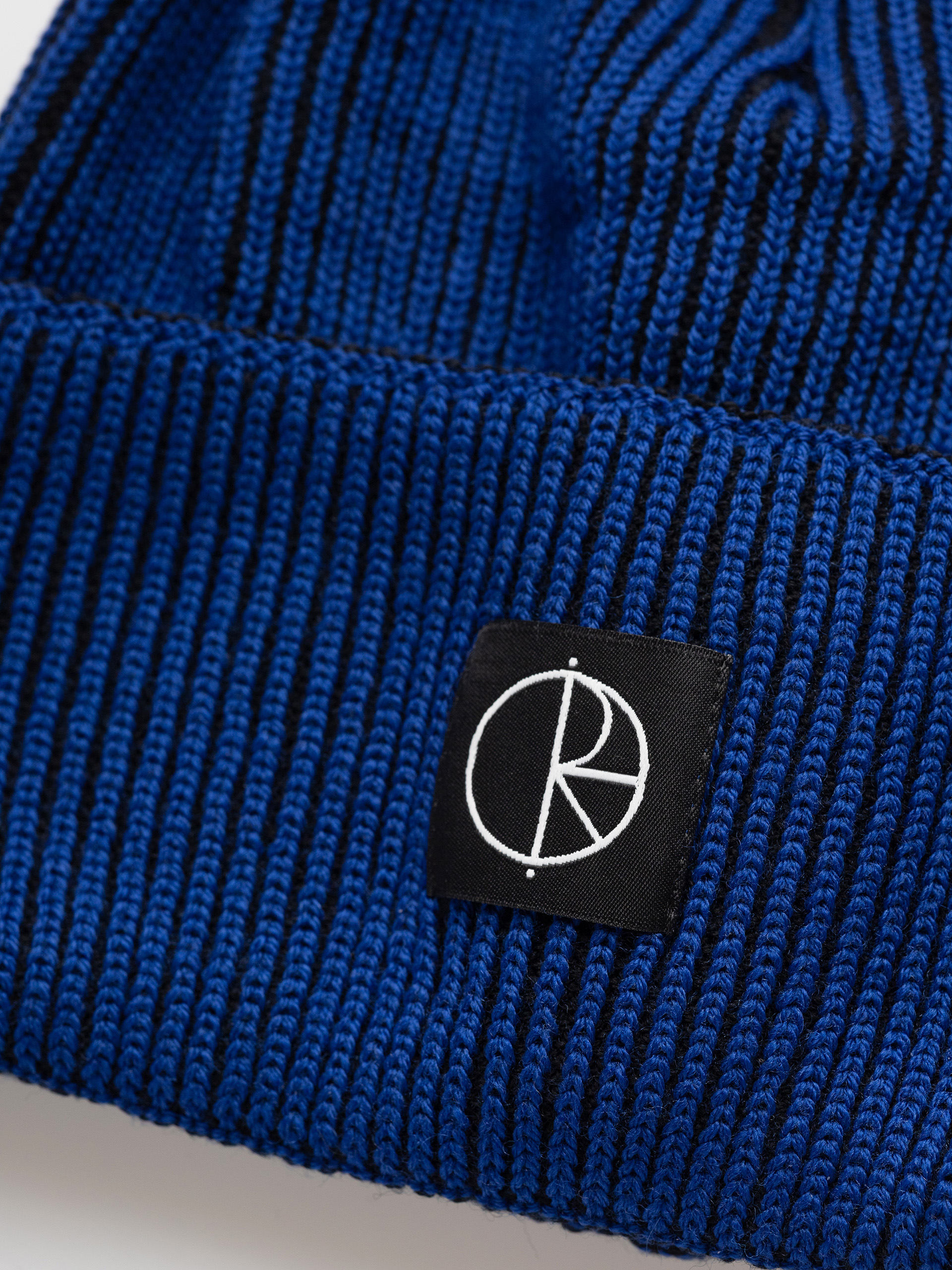 Polar Skate Lines Merino Beanie (egyptian blue/black)