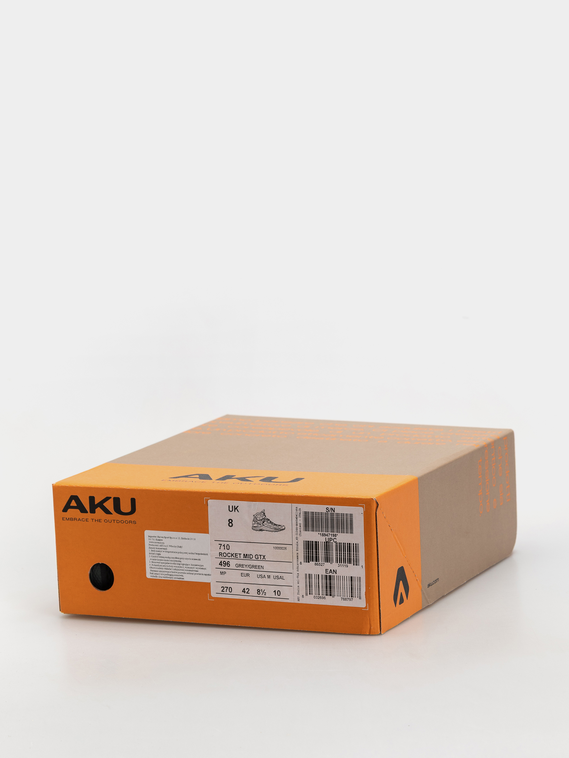 AKU Rocket Mid GTX Shoes (grey/green)