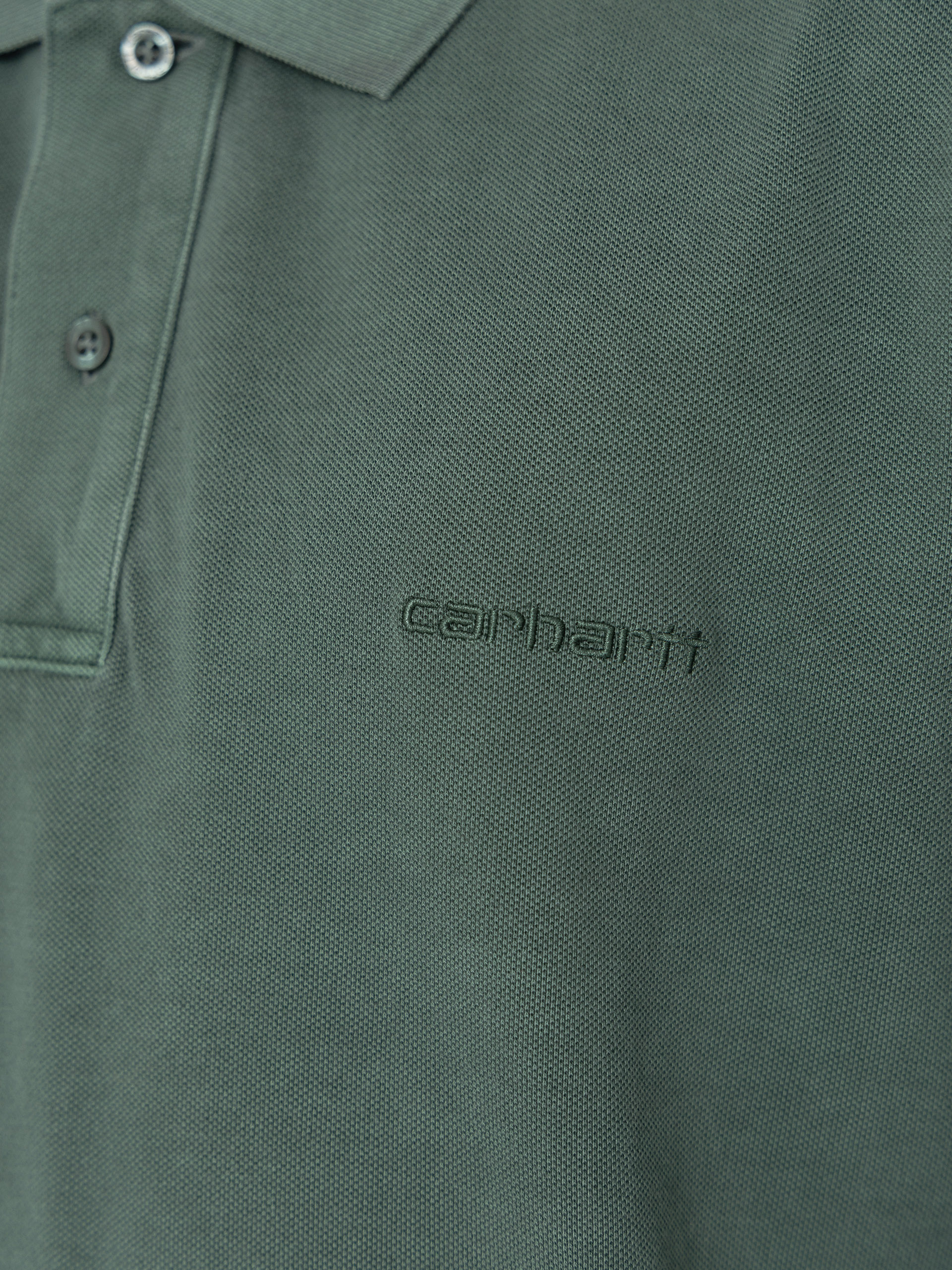 Carhartt WIP Wayne Polo T-Shirt (dark scarab/garment dyed)