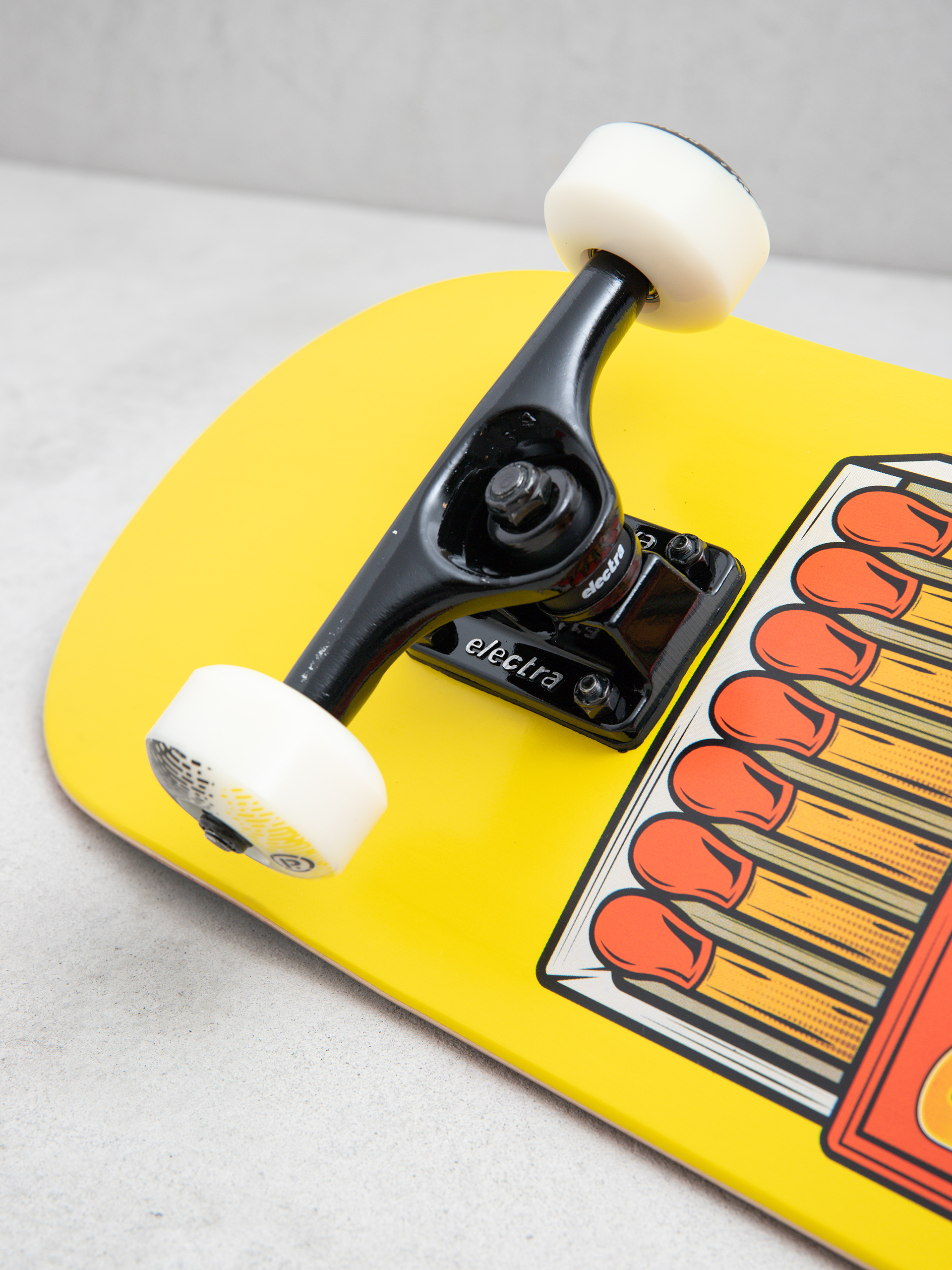 Cartel Skateboards Firestarter Skateboard (yellow)