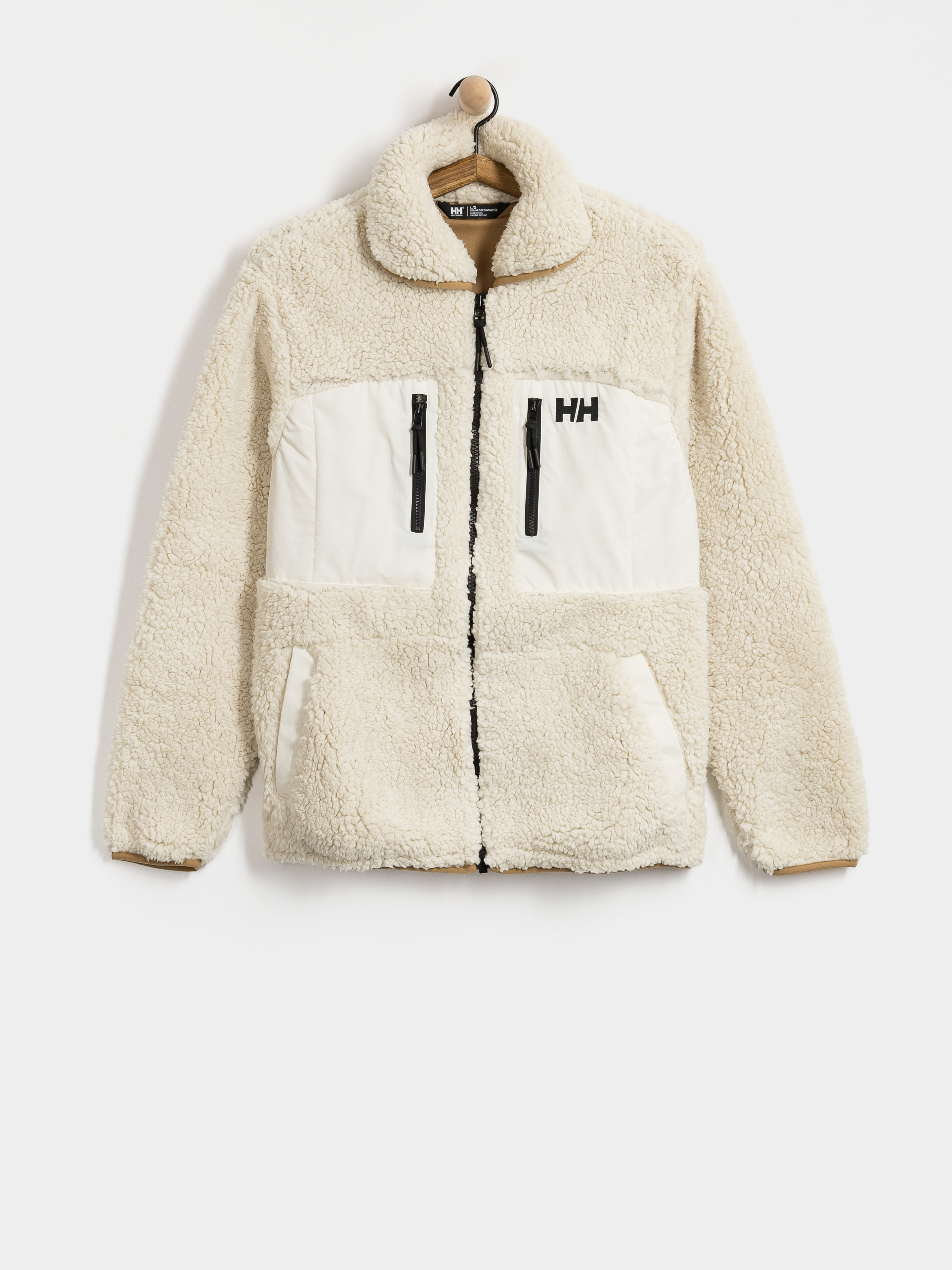 Herren Helly Hansen Fleece Jacke Moonlit Pile (cream)