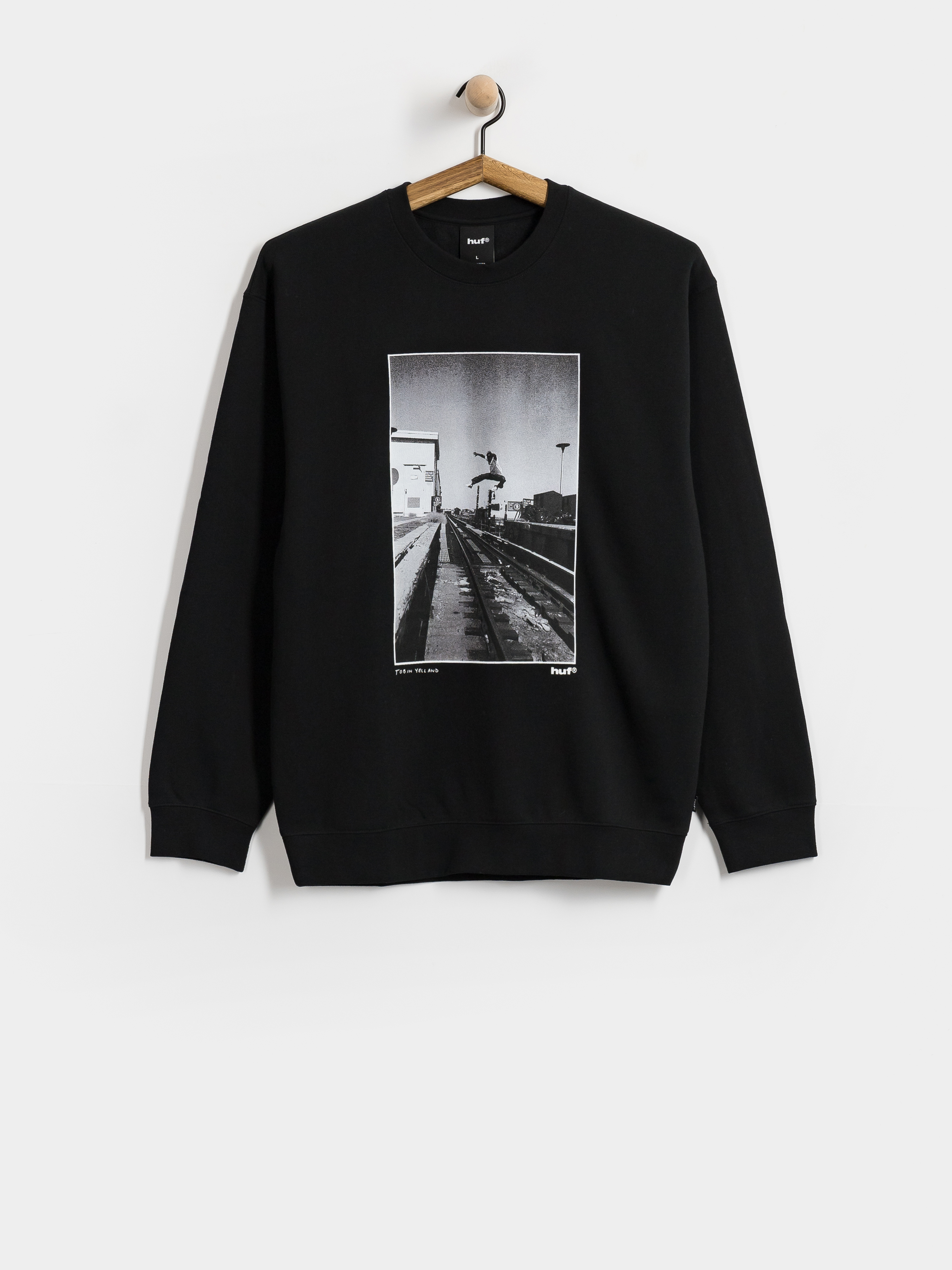 HUF Sweatshirt Taking The Leap (black)