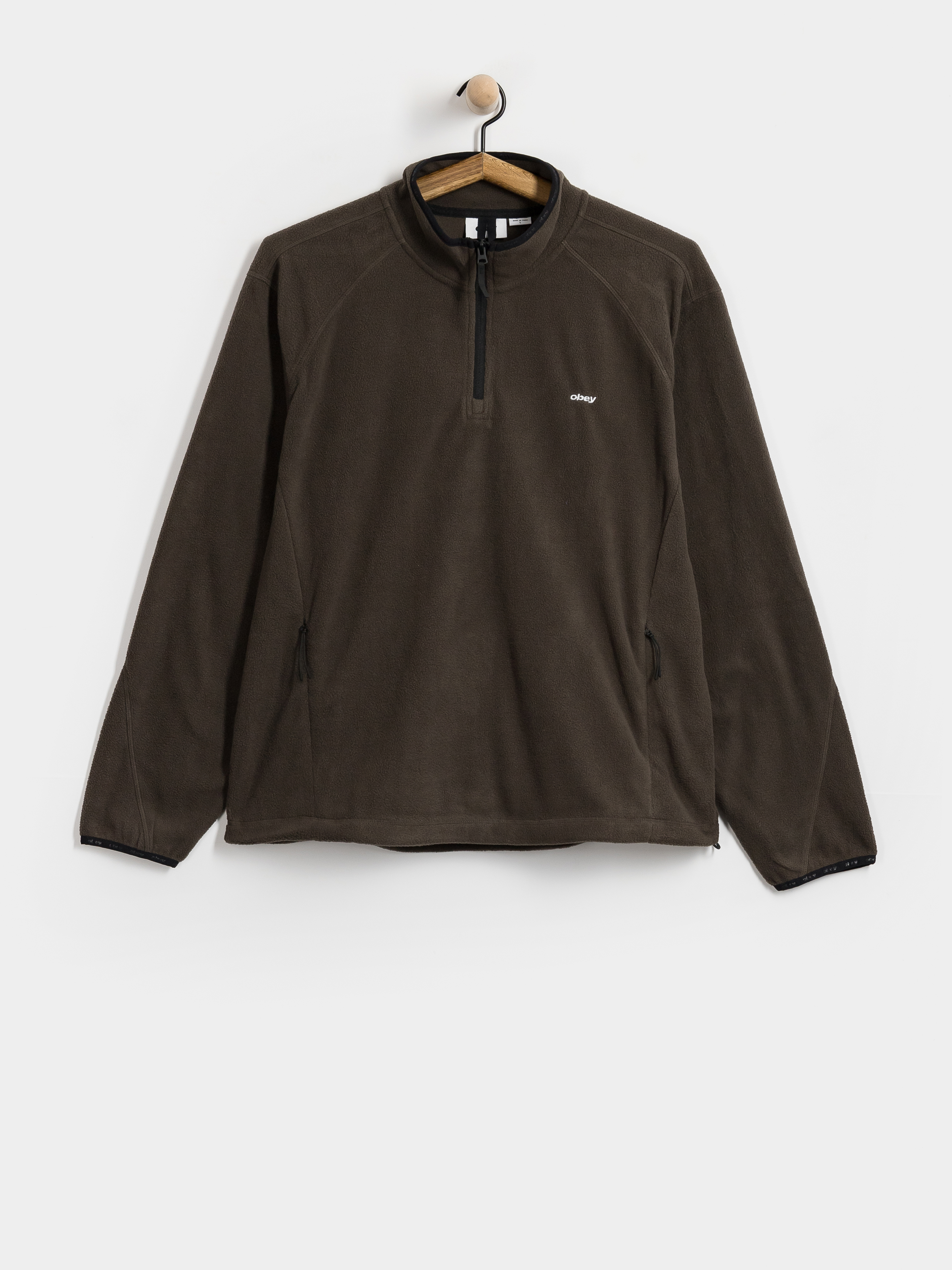 Herren OBEY Fleece Jacke Vetta Pullover (andesite)