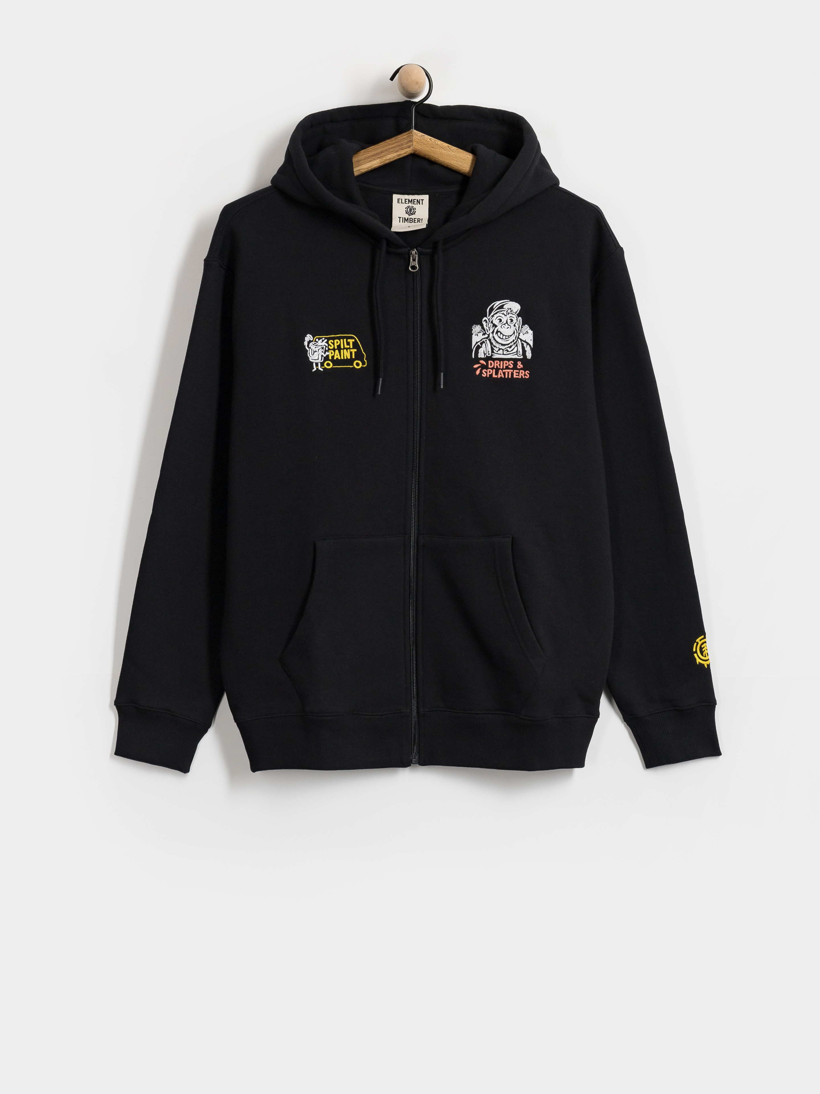 Element Timber Monkey ZHD Hoodie (flint black)