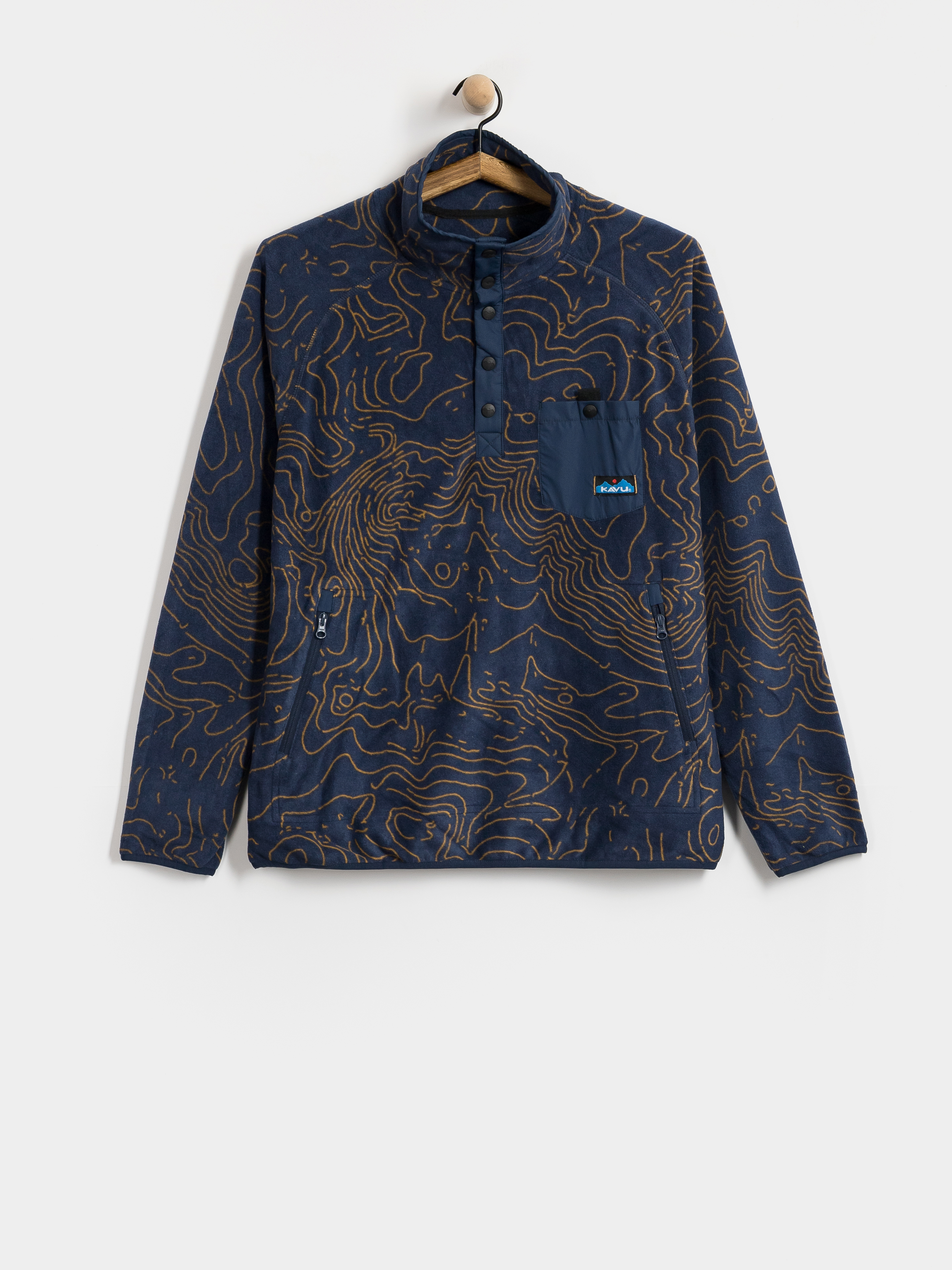 Kavu Fleece Jacke Teannaway (blue water topo)