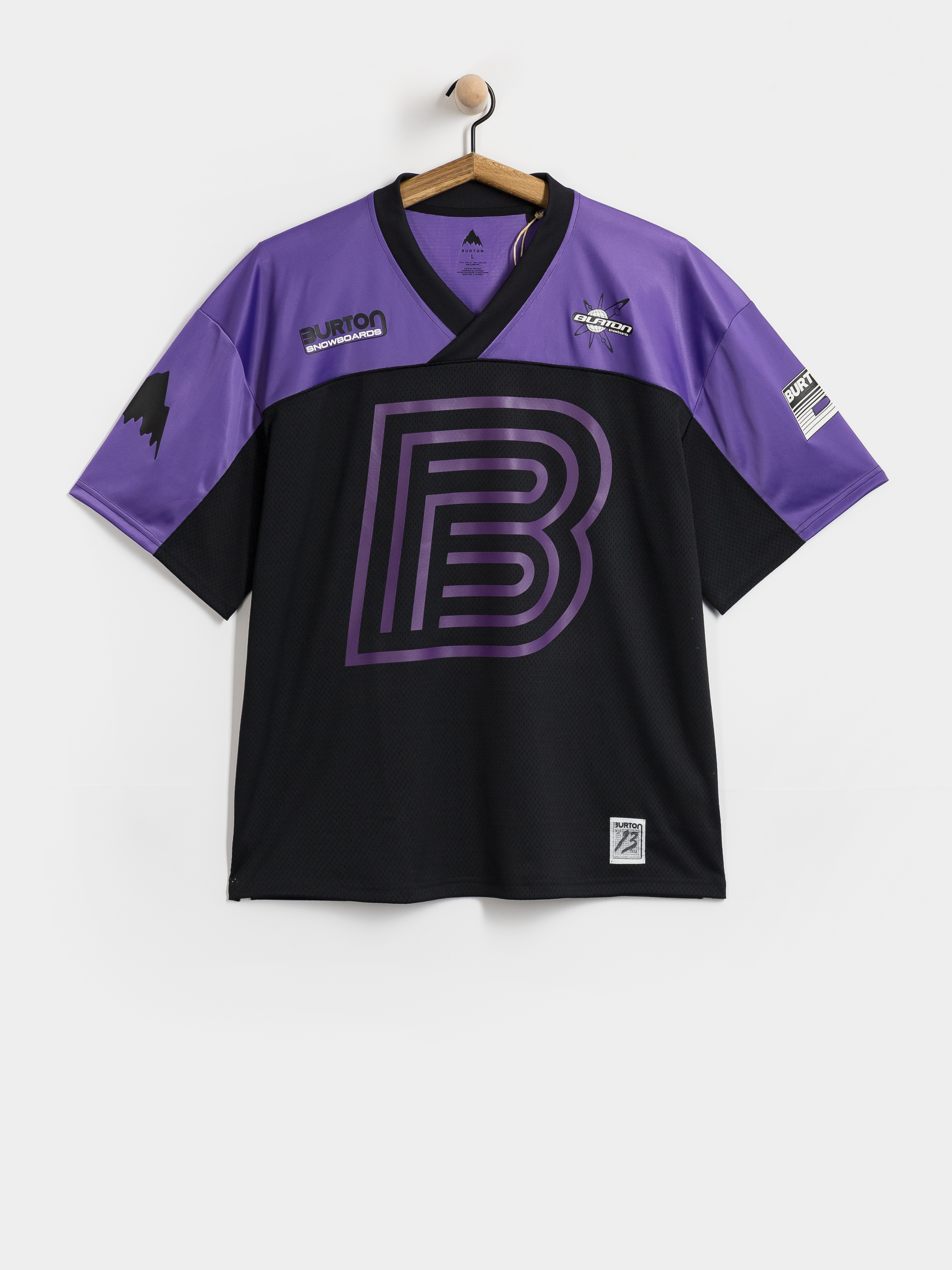 Burton X Zeb Jersey T-shirt (true black/planet purple)