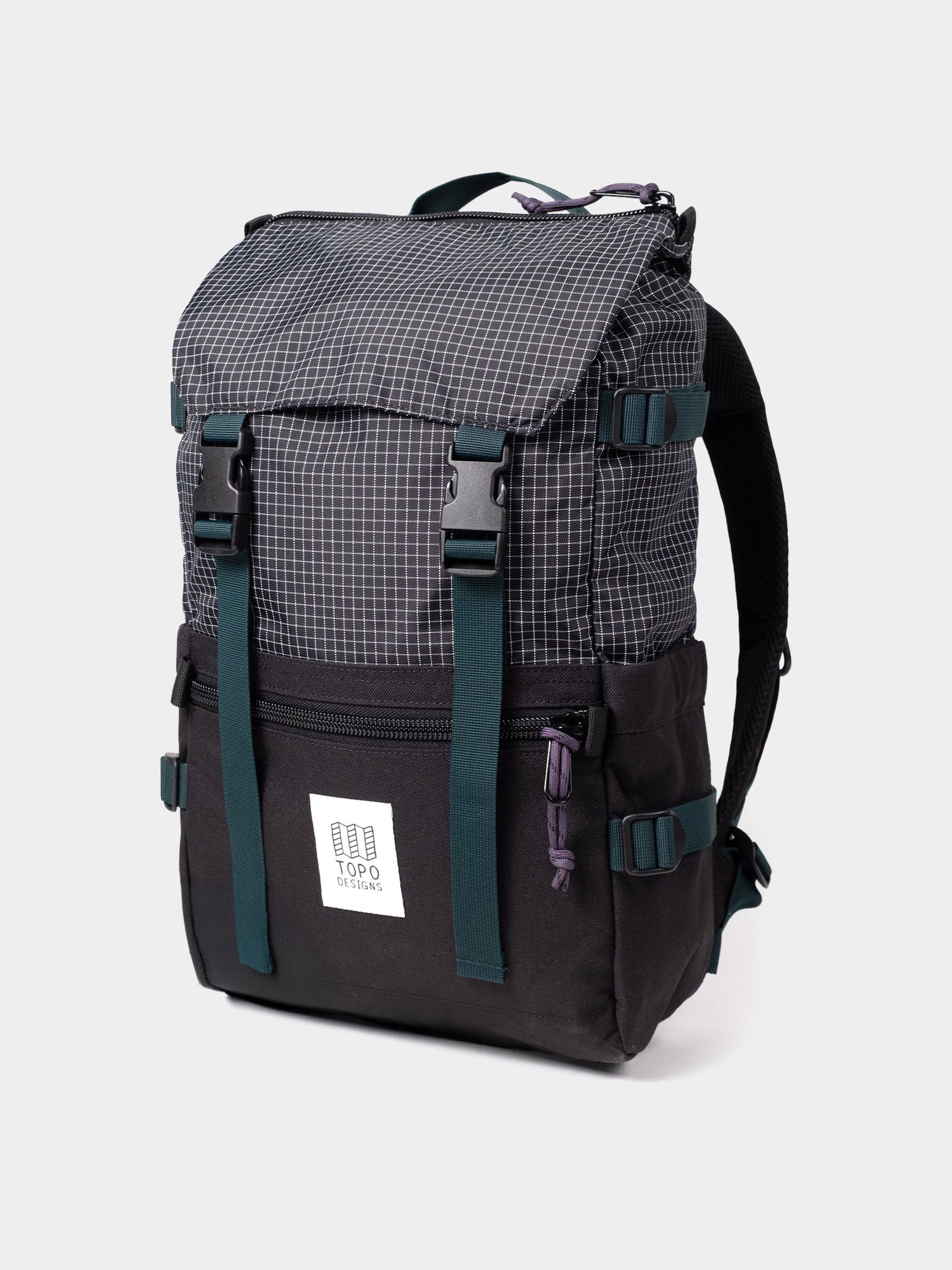 Topo Designs Rucksack Rover Pack Classic (black/grid)