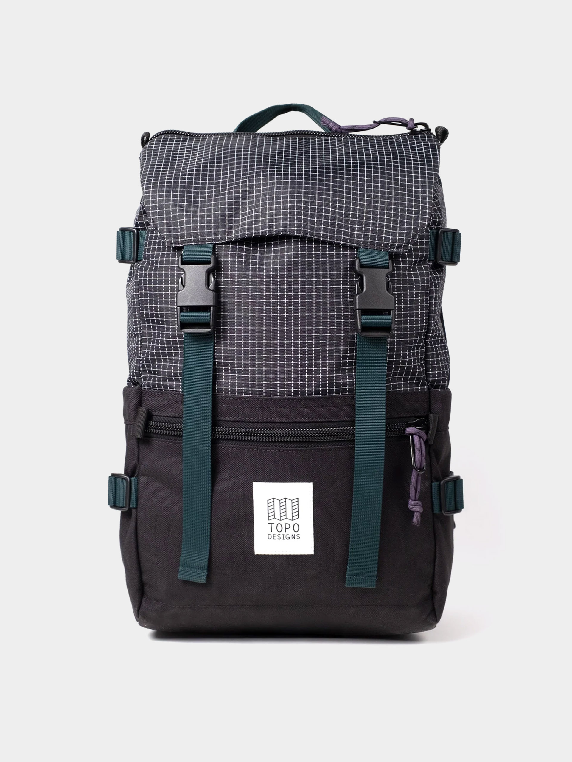 Topo Designs Rucksack Rover Pack Classic (black/grid)
