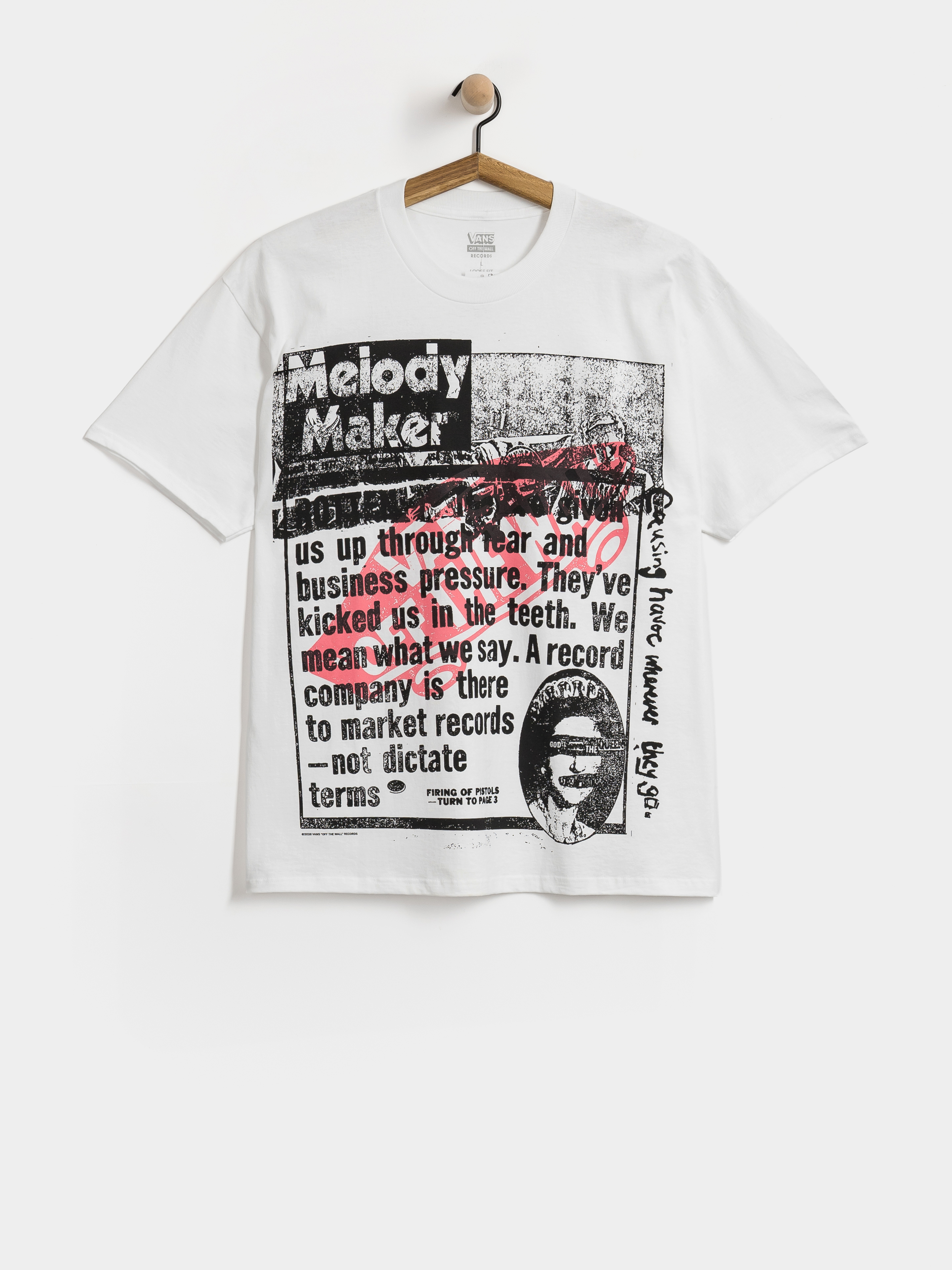 Vans Sex Pistols Read All About It T-shirt