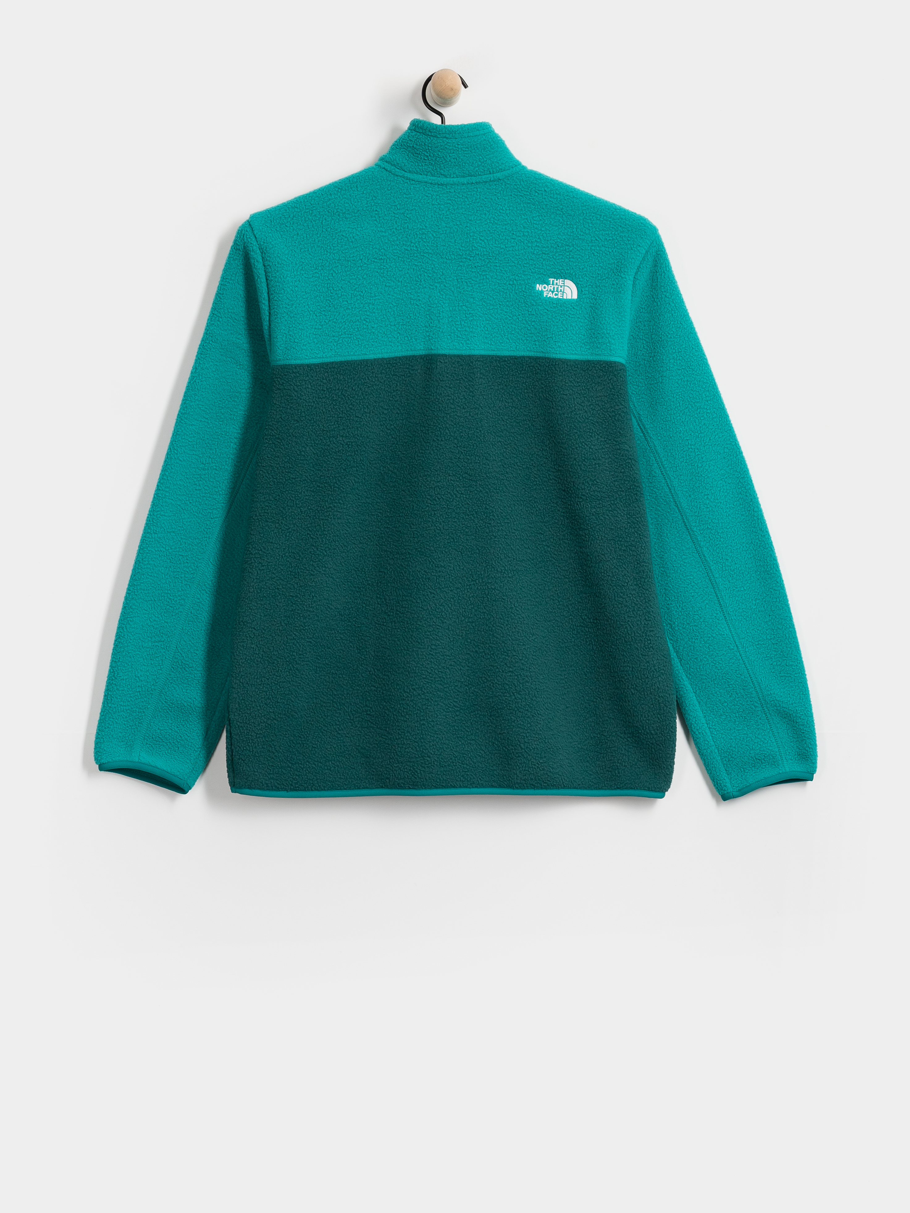 Mens The North Face Yumiori 1/4 Zip Fleece  (pacific teal/restorativ)