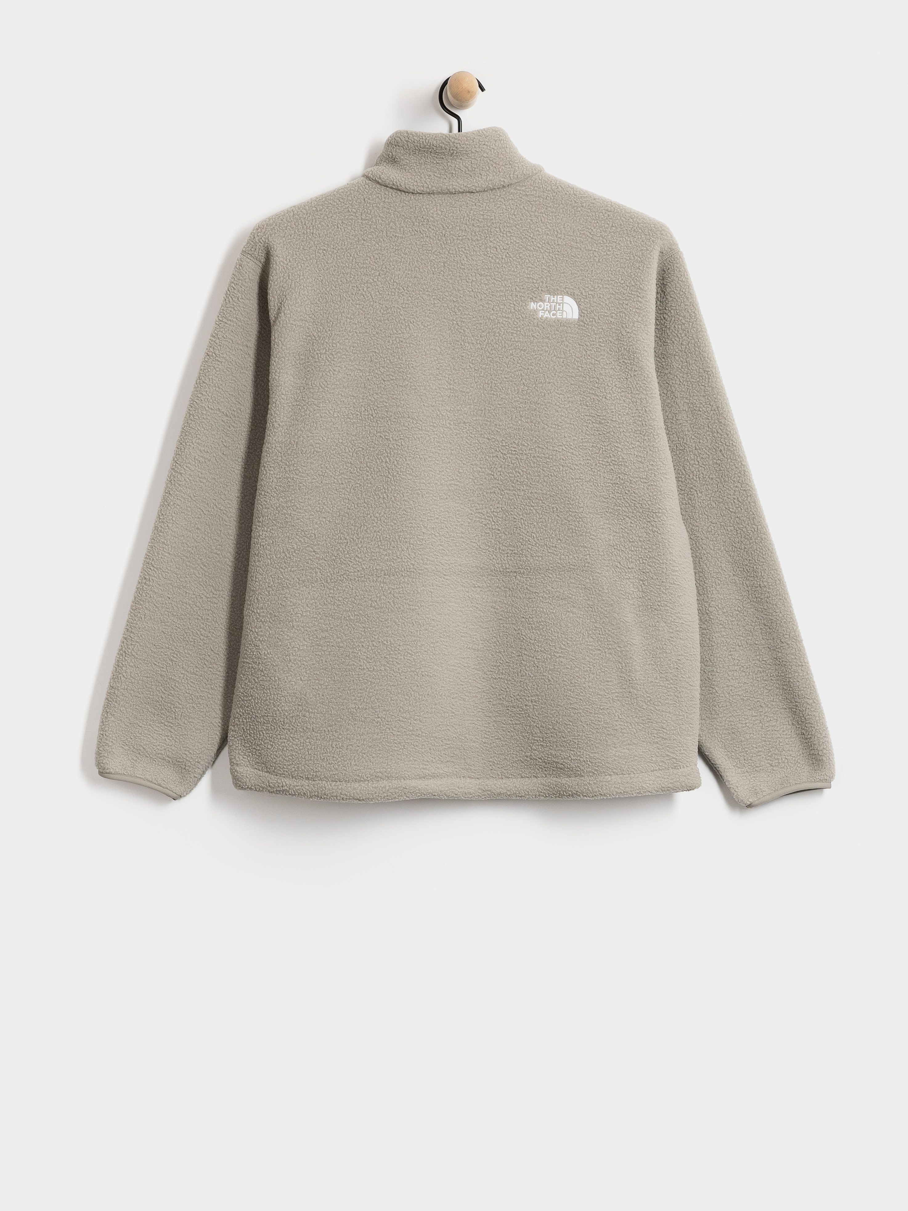 Mens The North Face Fleeski 1/4 Zip Fleece  (stone slab)