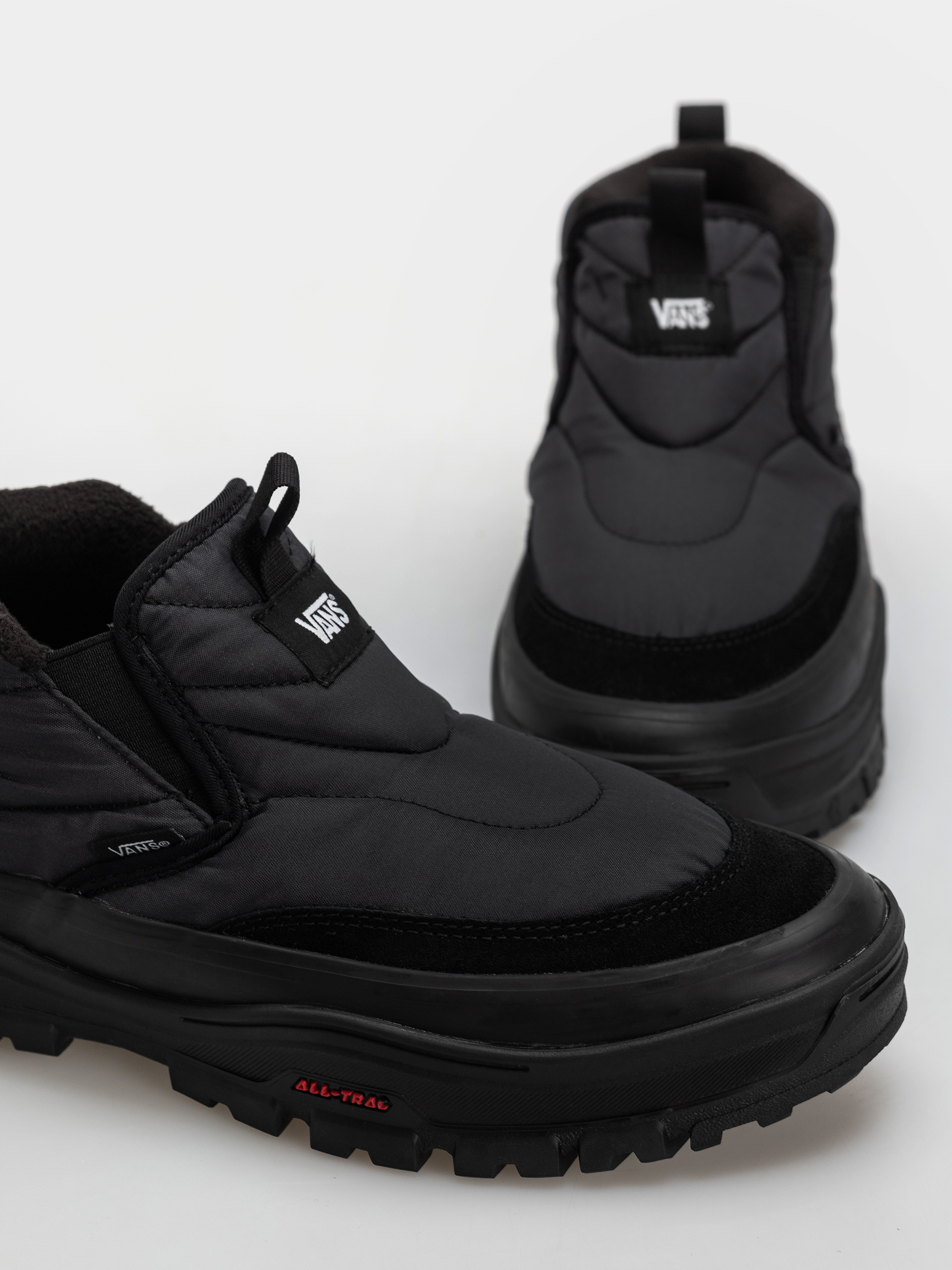 Vans Mid Slip Puff Shoes (black/black)
