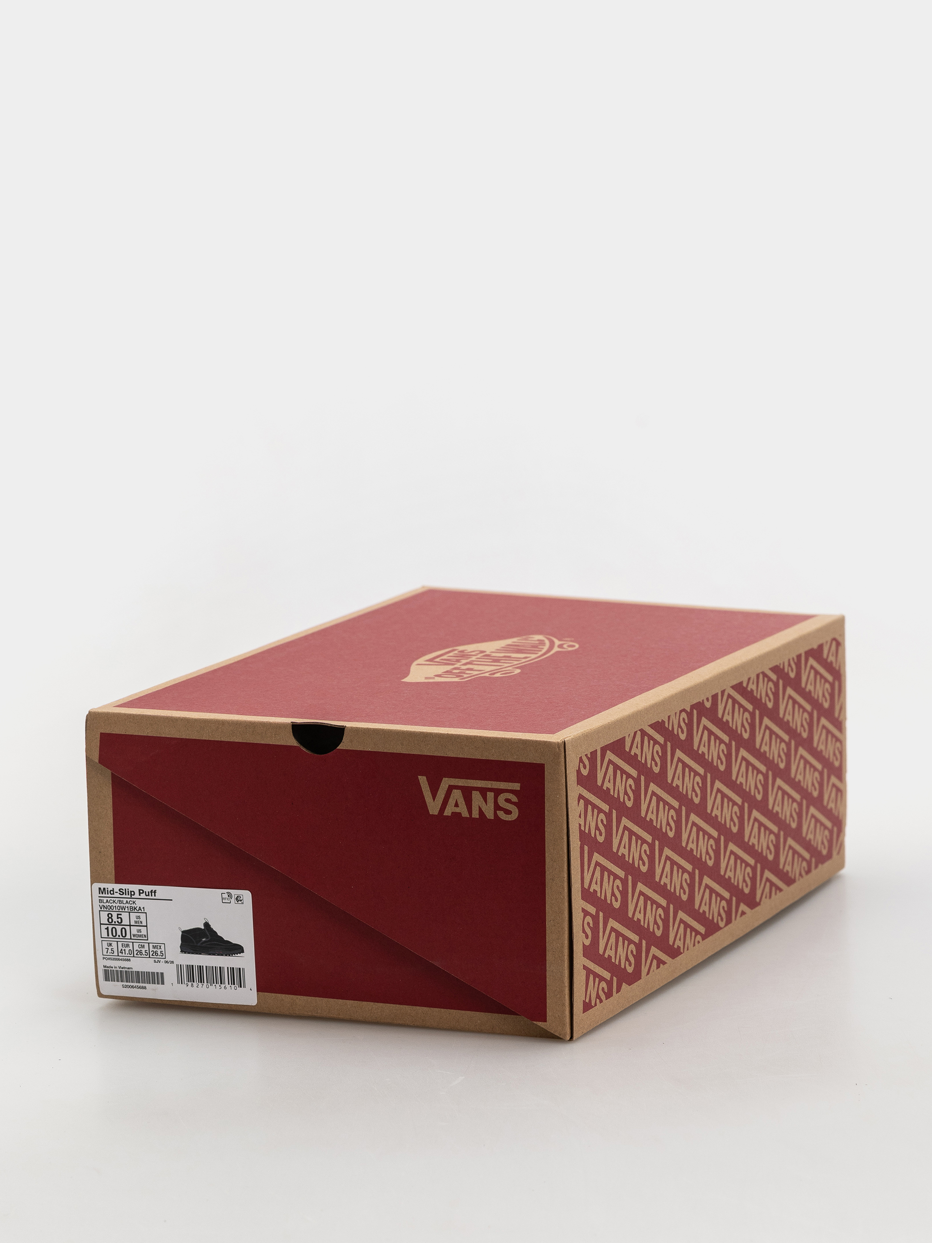 Vans Mid Slip Puff Schuhe (black/black)
