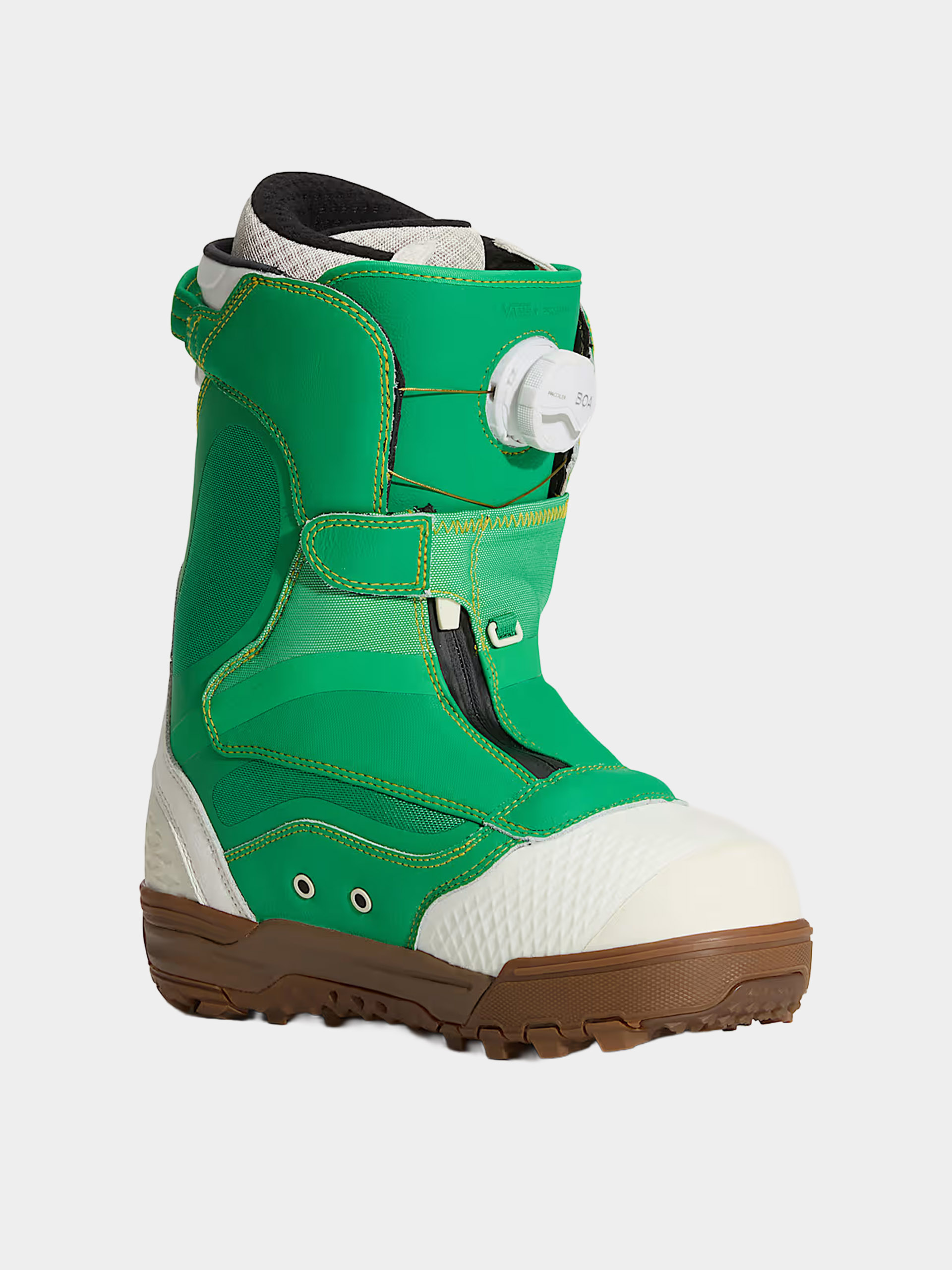 Womens Vans Snowboard boots The Progress (green/yellow)