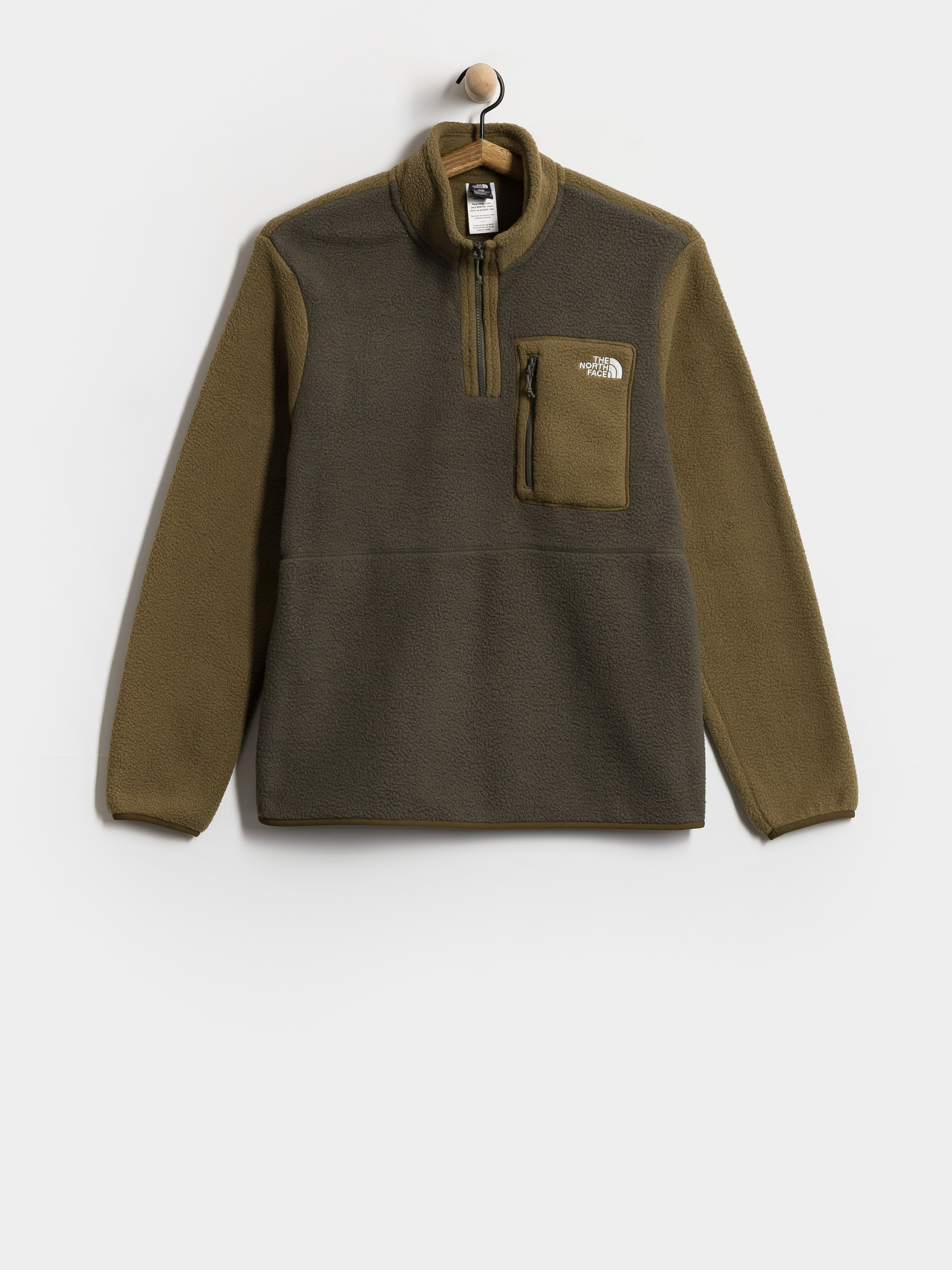 The North Face Yumiori 1/4 Zip Fleece Jacke (new taupe green/caraway)